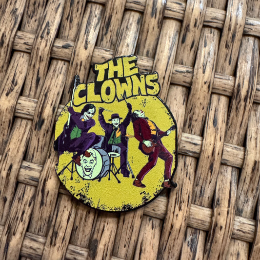 Acrylic Flatback Craft Embellishment Halloween The Clowns