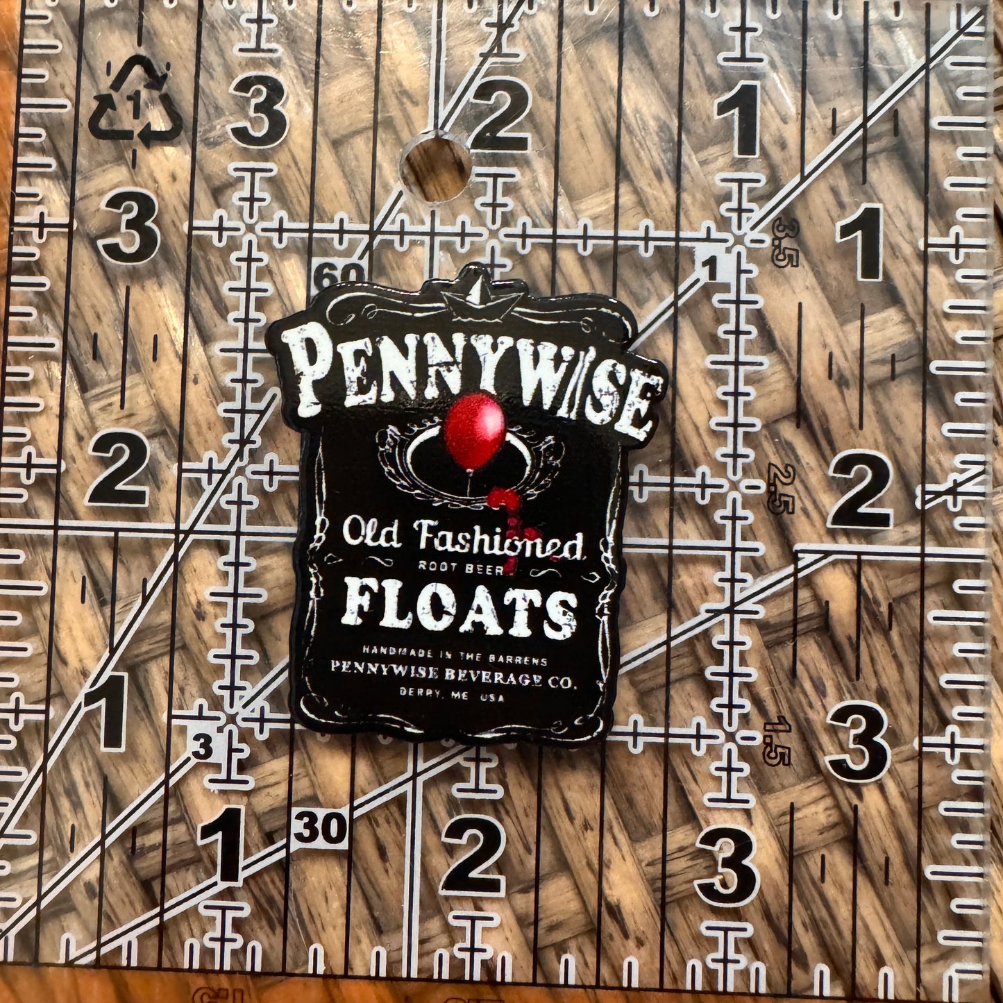 Acrylic Flatback Craft Embellishment Halloween Pennywise