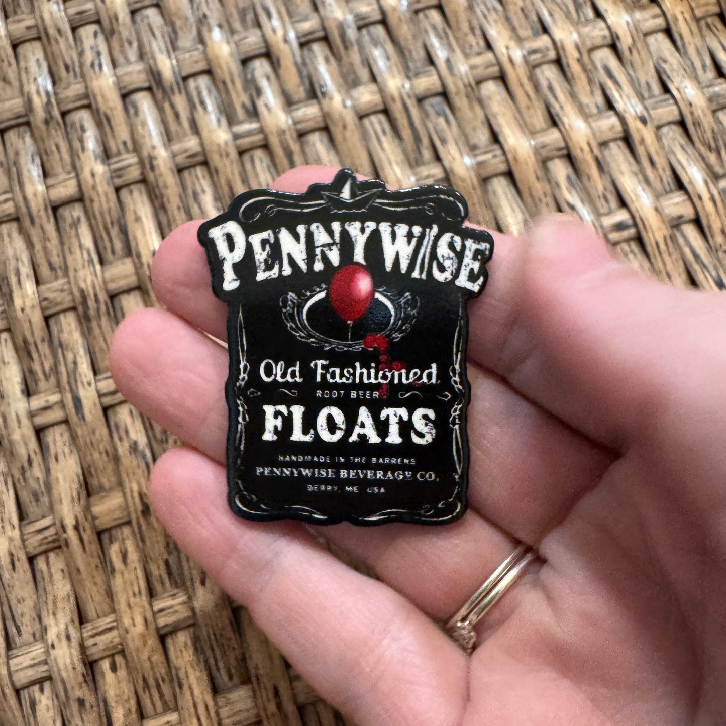 Acrylic Flatback Craft Embellishment Halloween Pennywise
