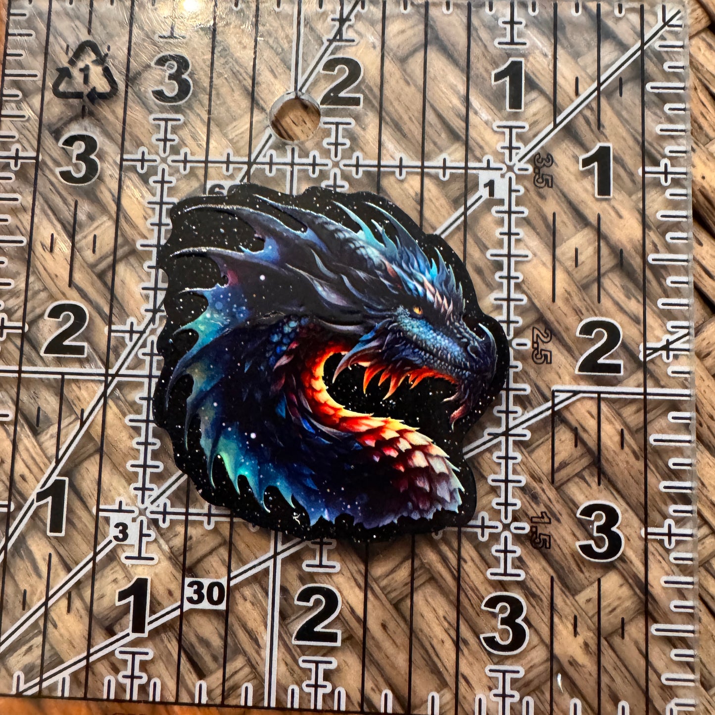 Acrylic Flatback Craft Embellishment Dragon Head