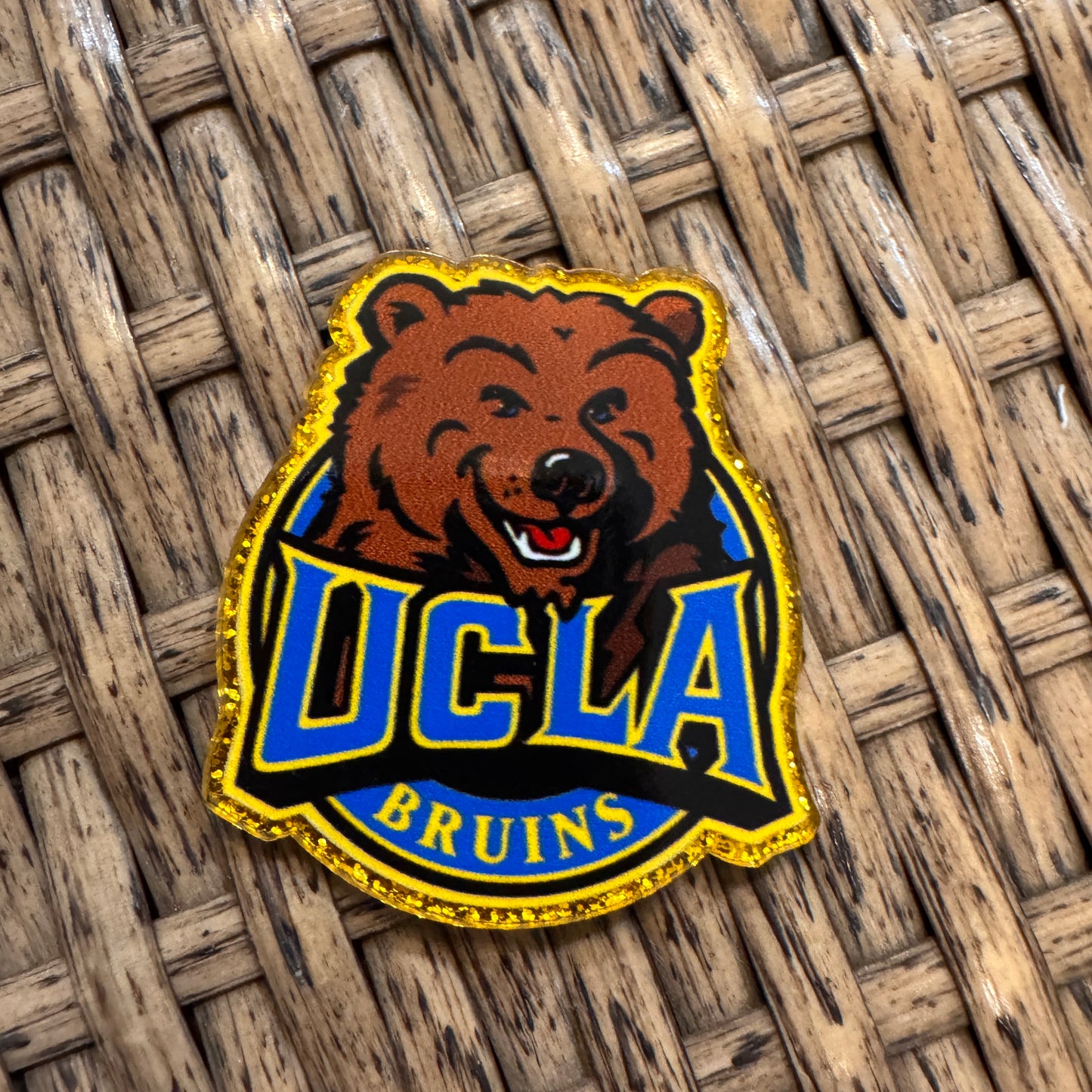 UCLA Bruins lAcrylic Flatback for crafing
