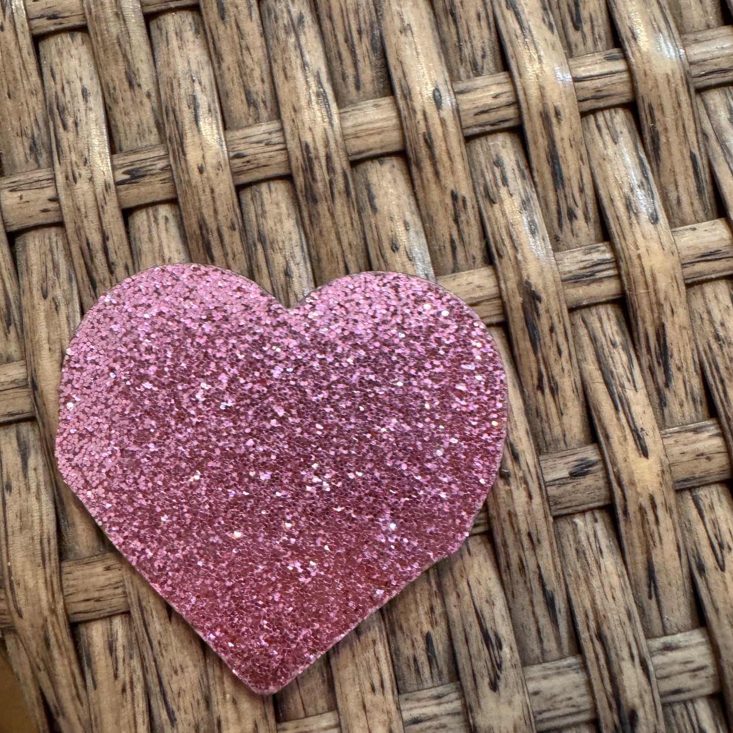 Acrylic Flatback, Cheetah Print, Heart, Single Pc. 49ers
