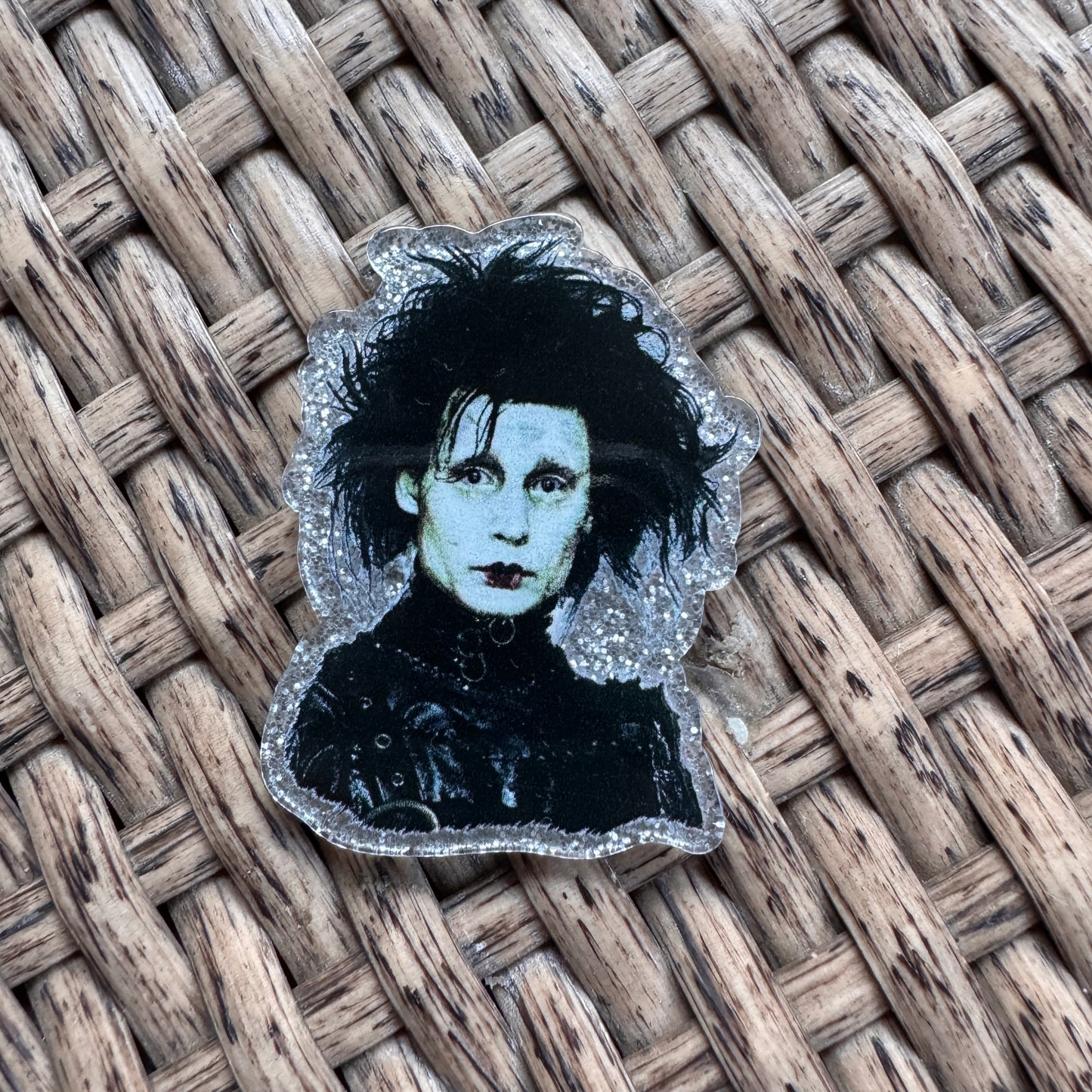 Acrylic Flatback,  Planar, Cabochon, Single Pc. - Edward Scissorhands