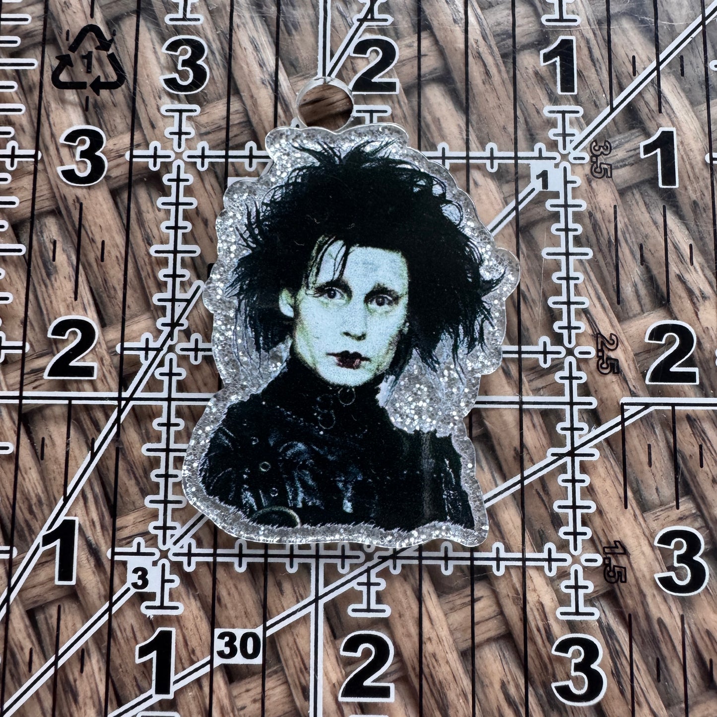 Acrylic Flatback,  Planar, Cabochon, Single Pc. - Edward Scissorhands