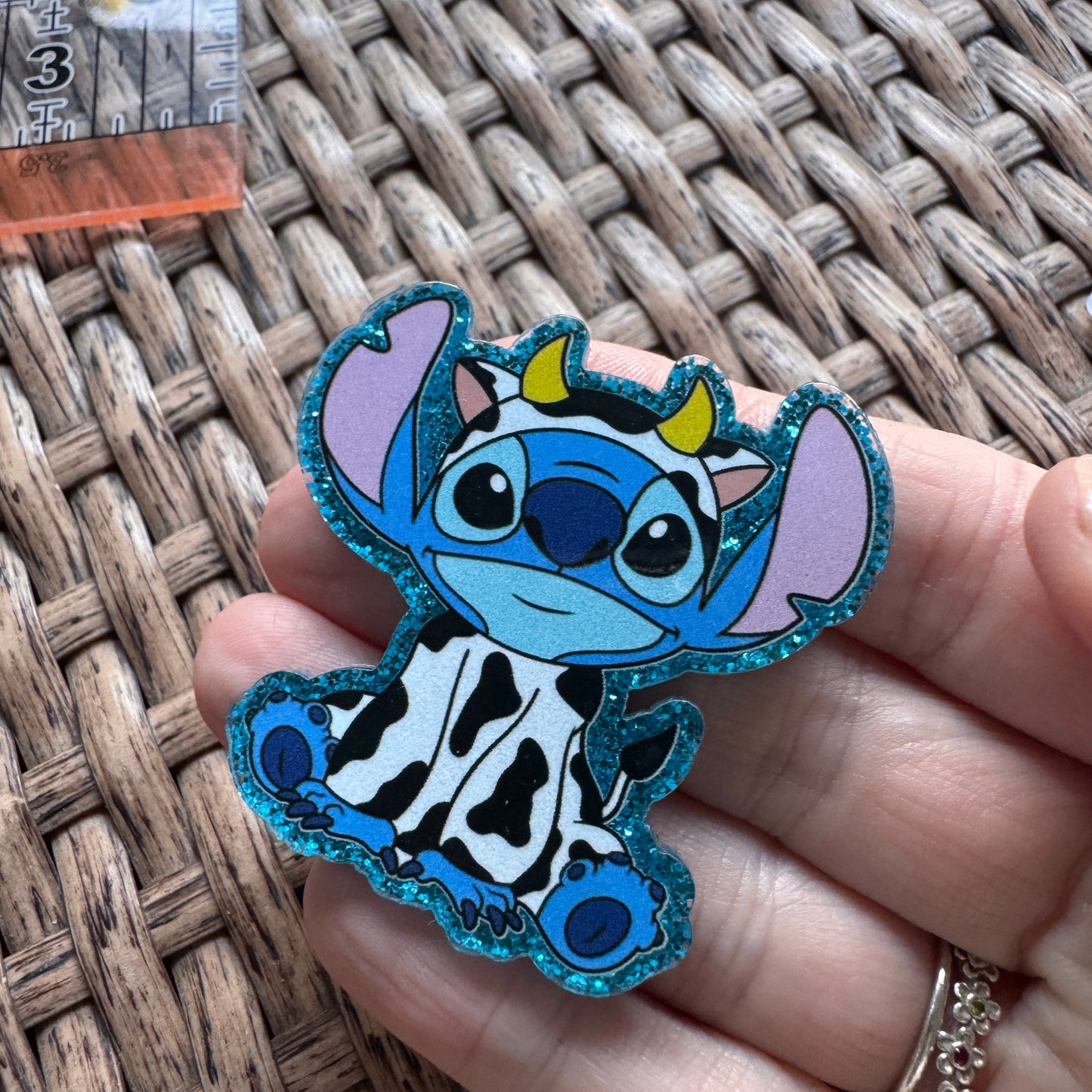 Stitch Cartoon character Acrylic Flatback for crafting