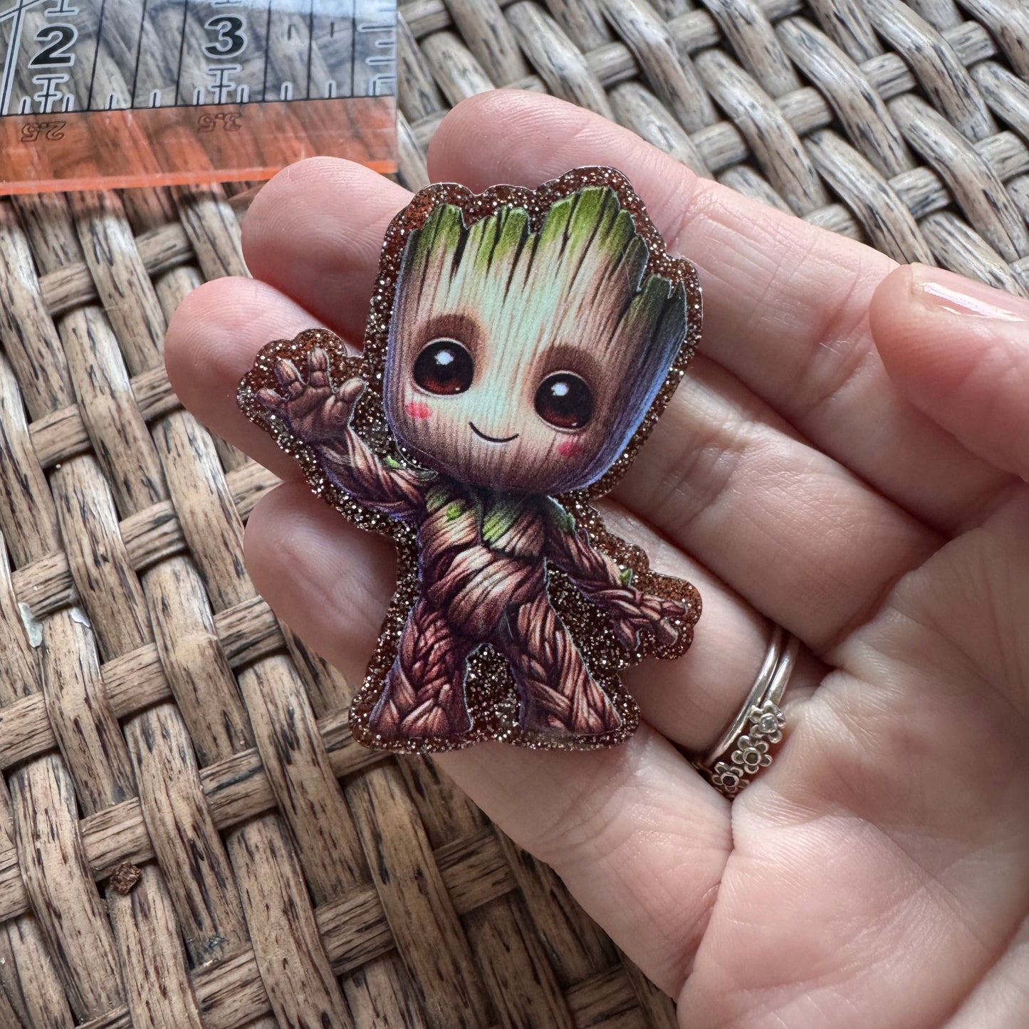 Acrylic Flatback,  Planar, Cabochon, Single Pc. - Groot