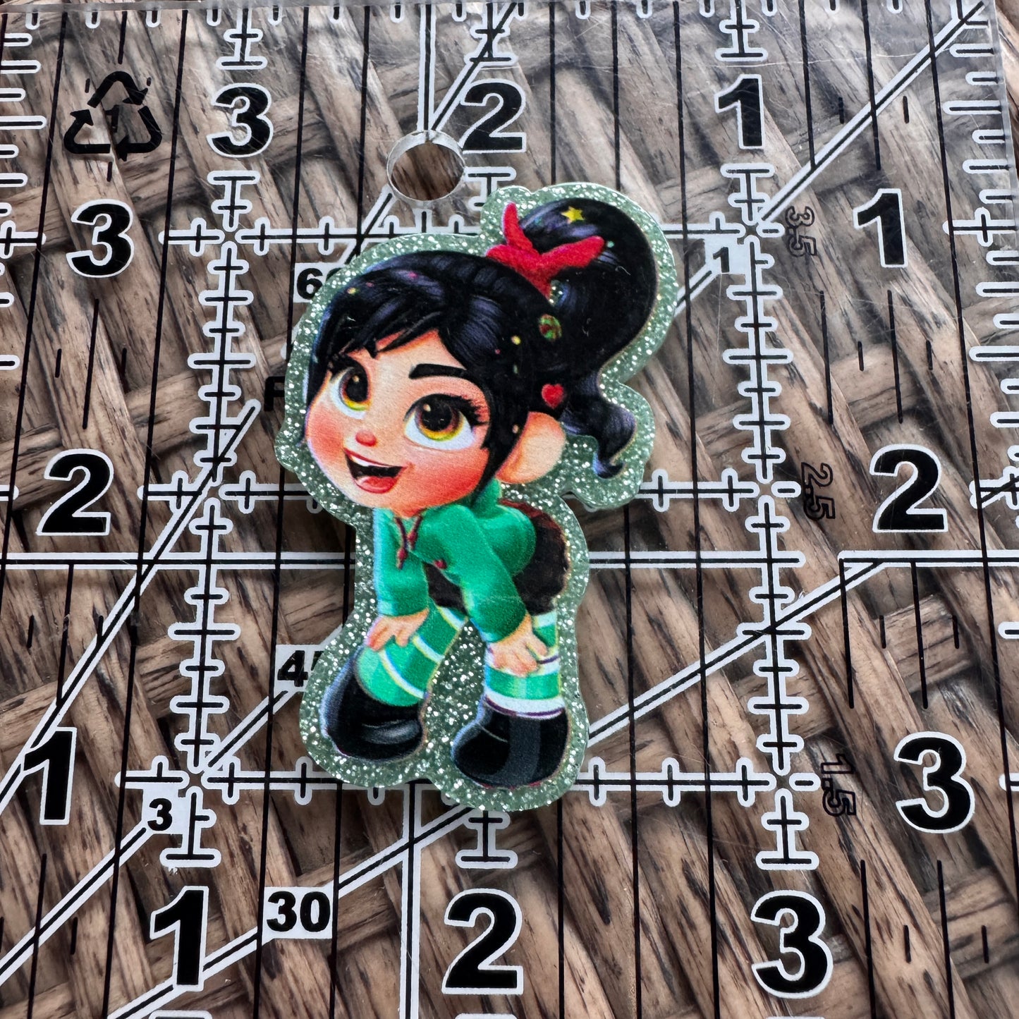 Acrylic Flatback,  Planar, Cabochon, Single Pc. - Wreck it Ralph