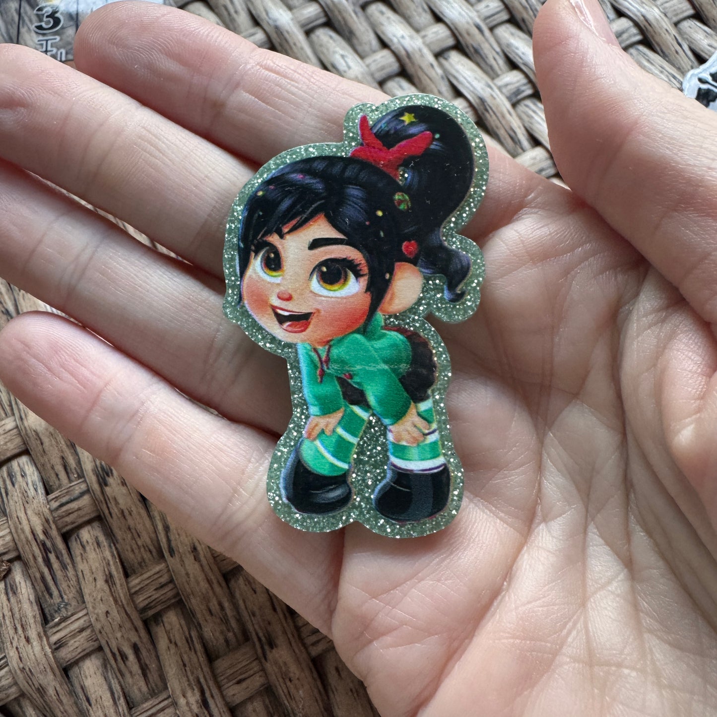 Acrylic Flatback,  Planar, Cabochon, Single Pc. - Wreck it Ralph