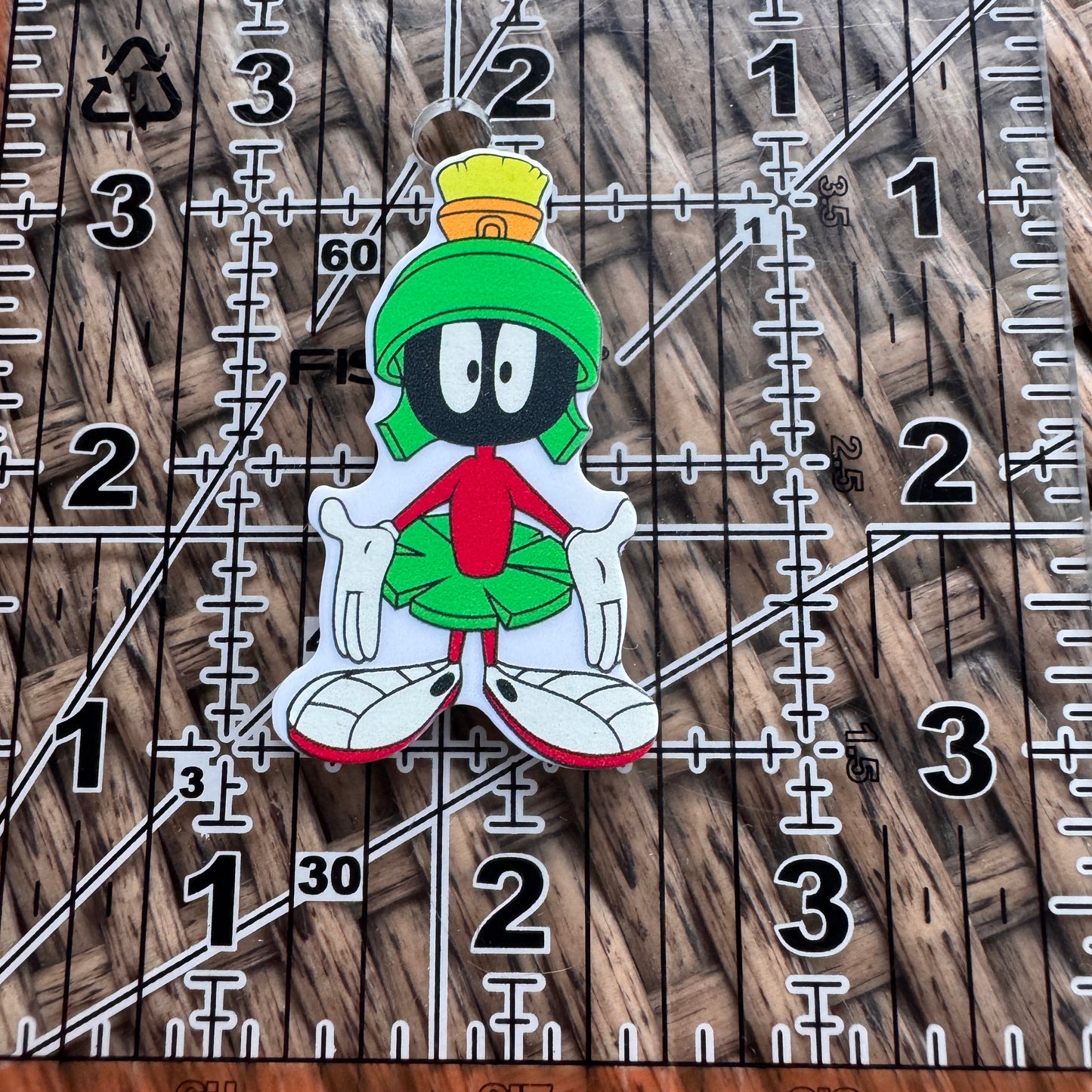 Acrylic Flatback,  Planar, Cabochon, Single Pc. - Marvin The Martian