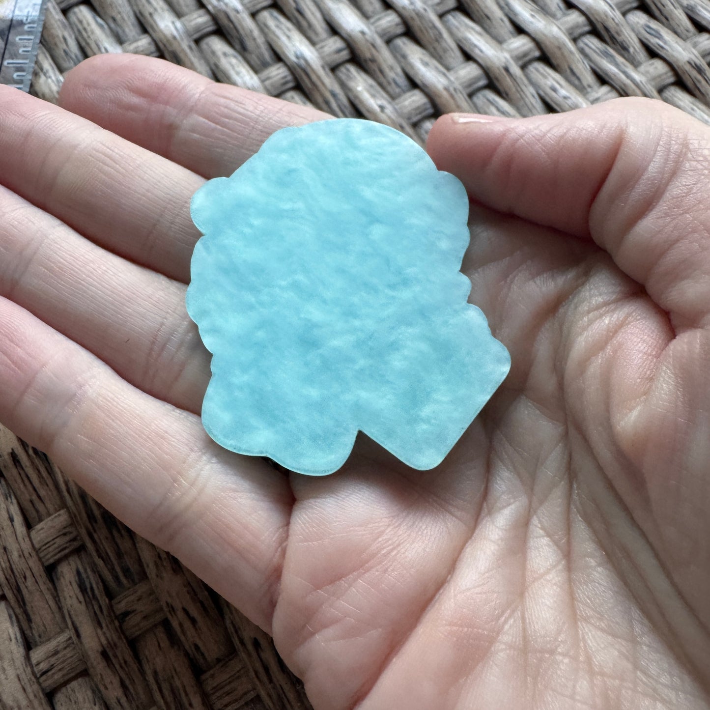 Acrylic Flatback,  Planar, Cabochon, Single Pc. - HK Christmas Nurse