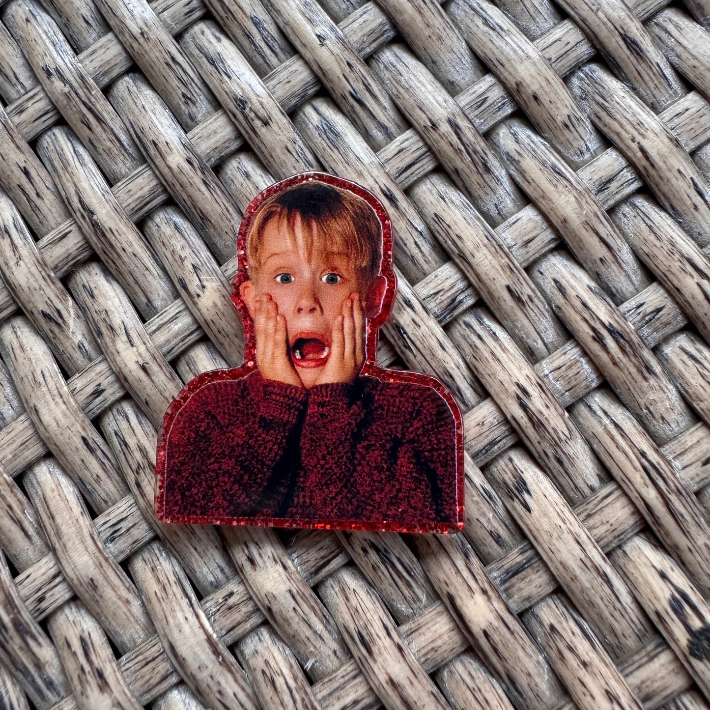 Acrylic Flatback,  Planar, Cabochon, Single Pc. - Christmas Home Alone