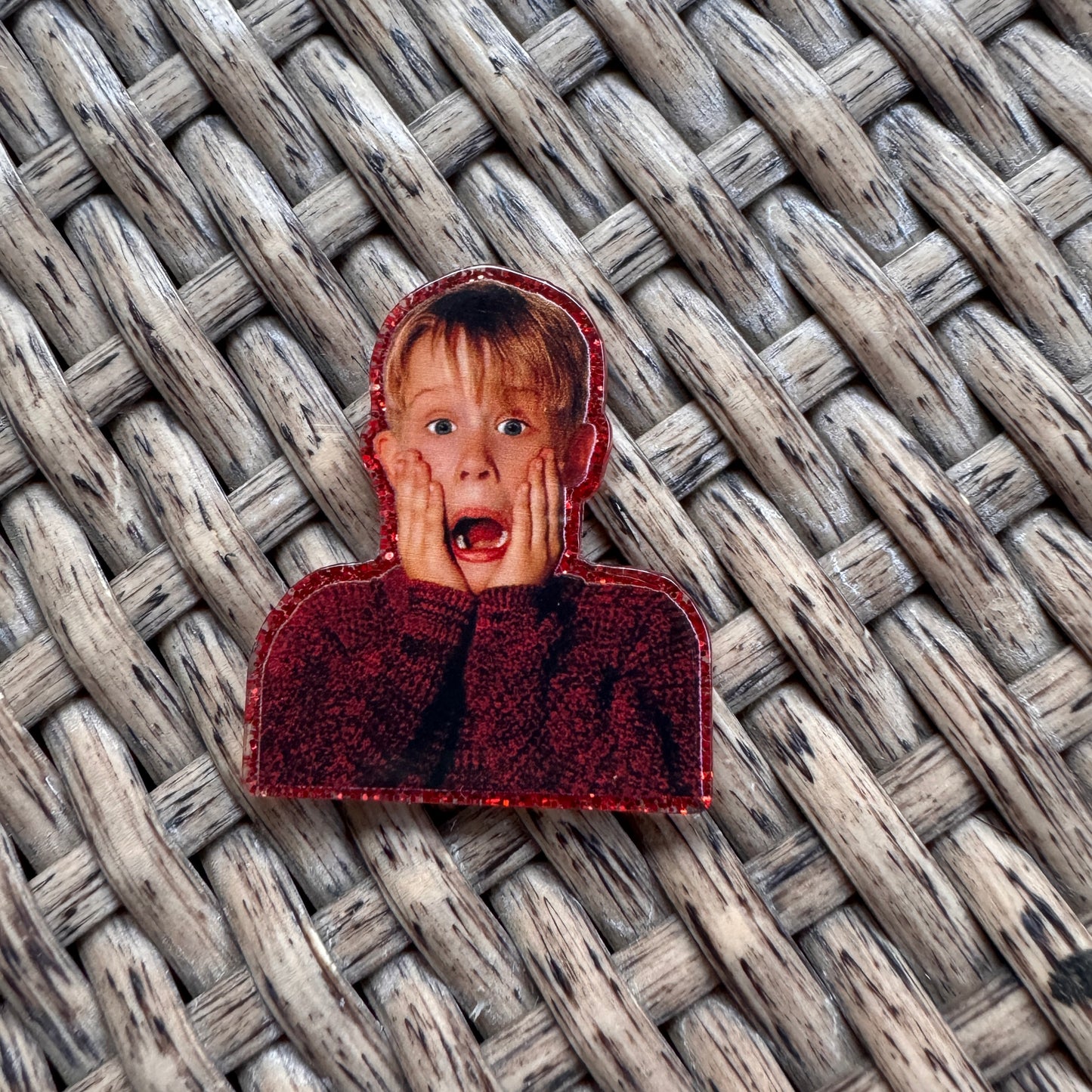 Acrylic Flatback,  Planar, Cabochon, Single Pc. - Christmas Home Alone