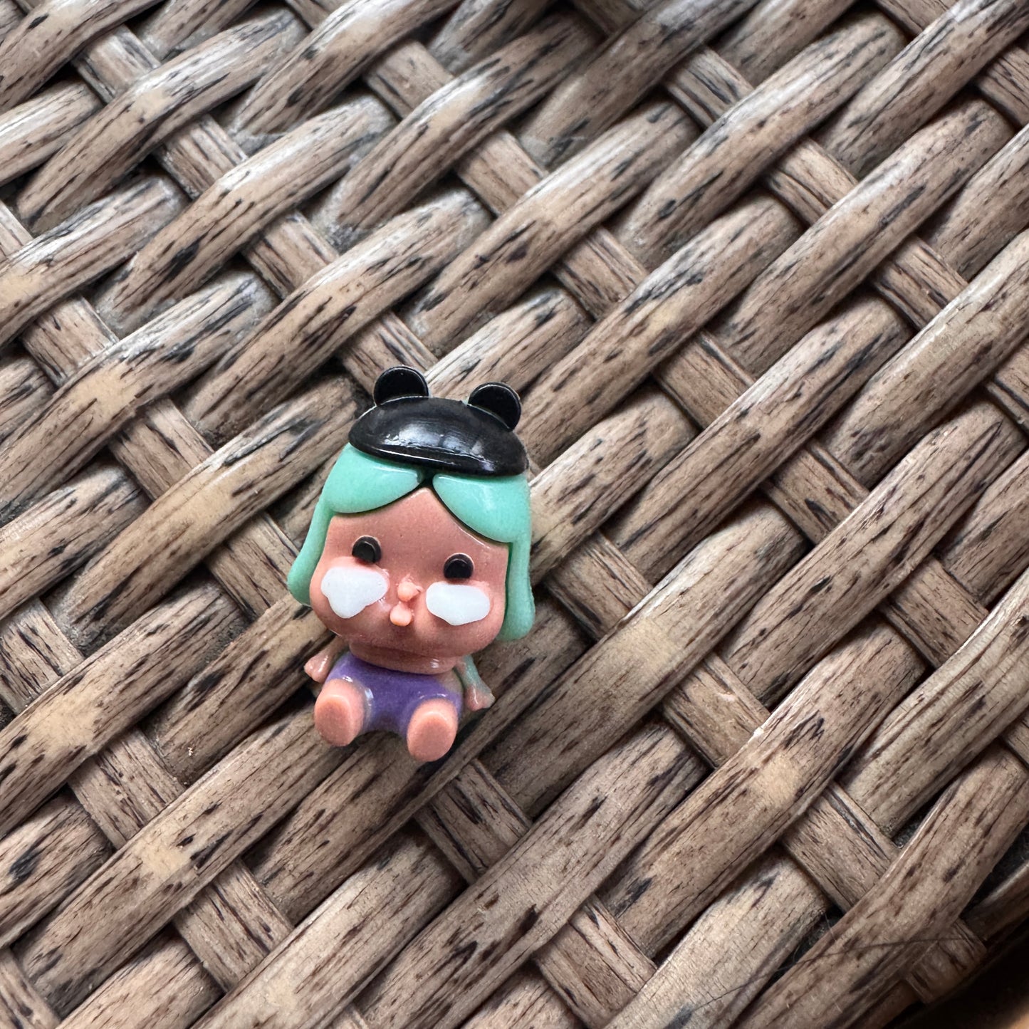 Focal Bead Rubber 3D Cry Baby