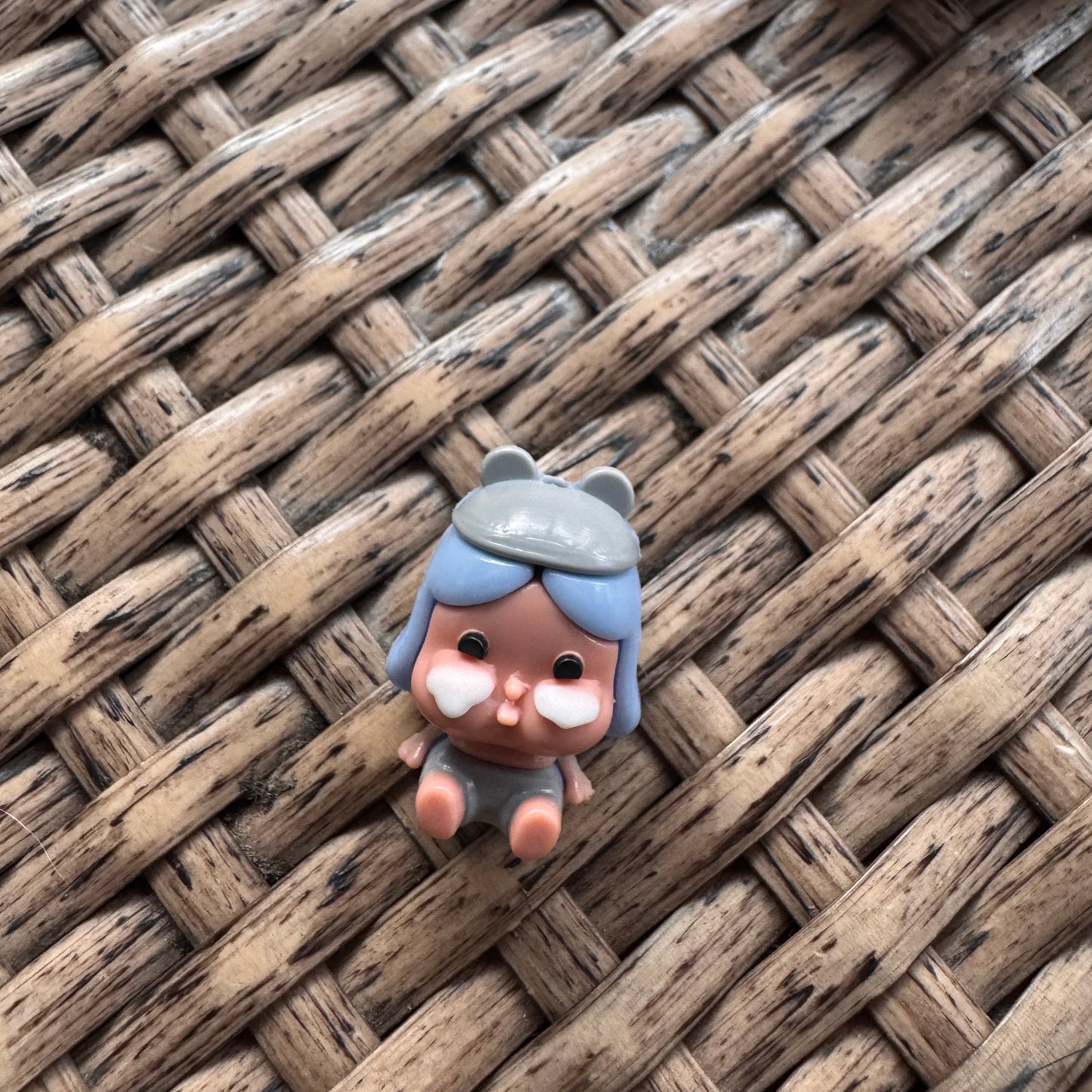 Focal Bead Rubber 3D Cry Baby