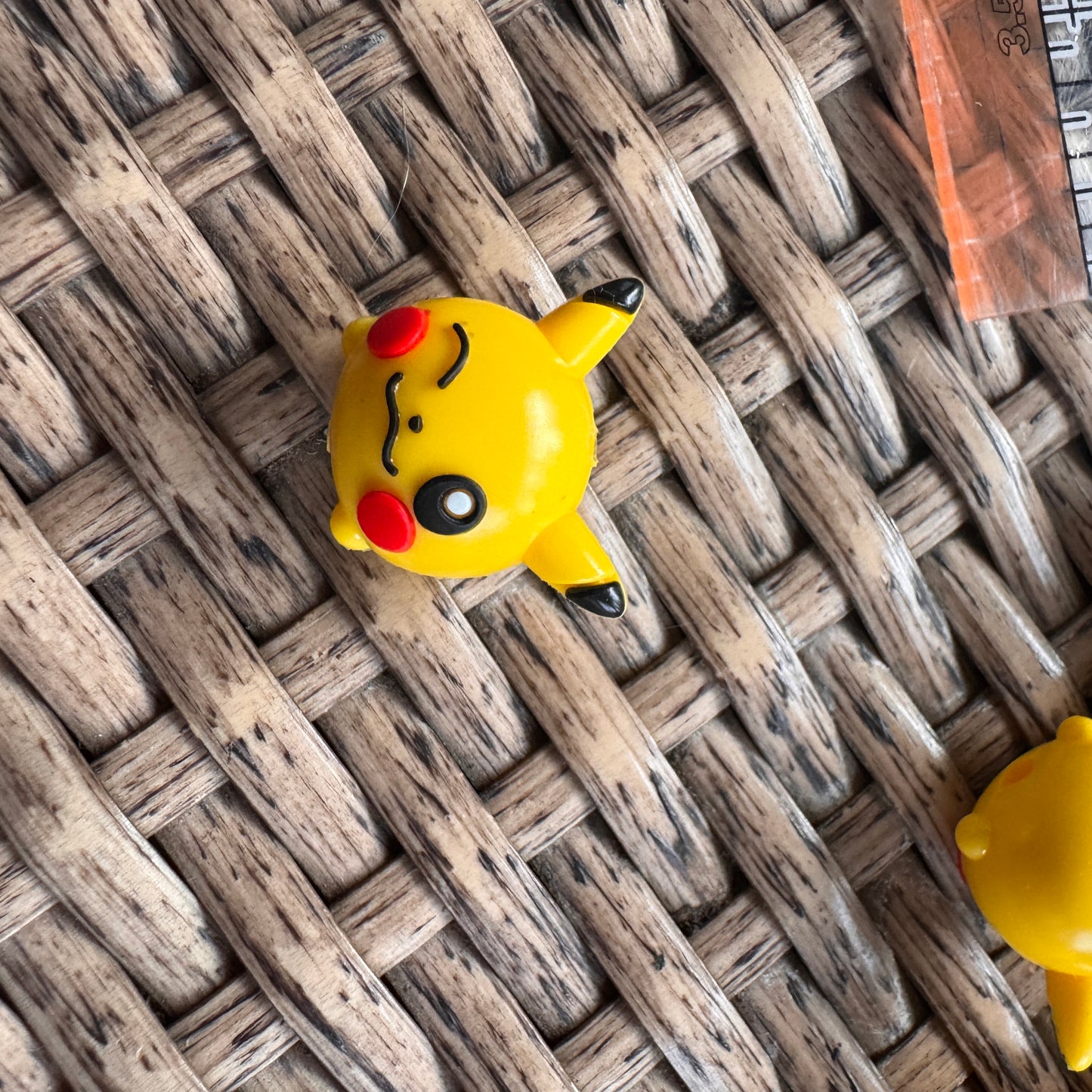 1 Pikachu Head Focal Rubber Bead