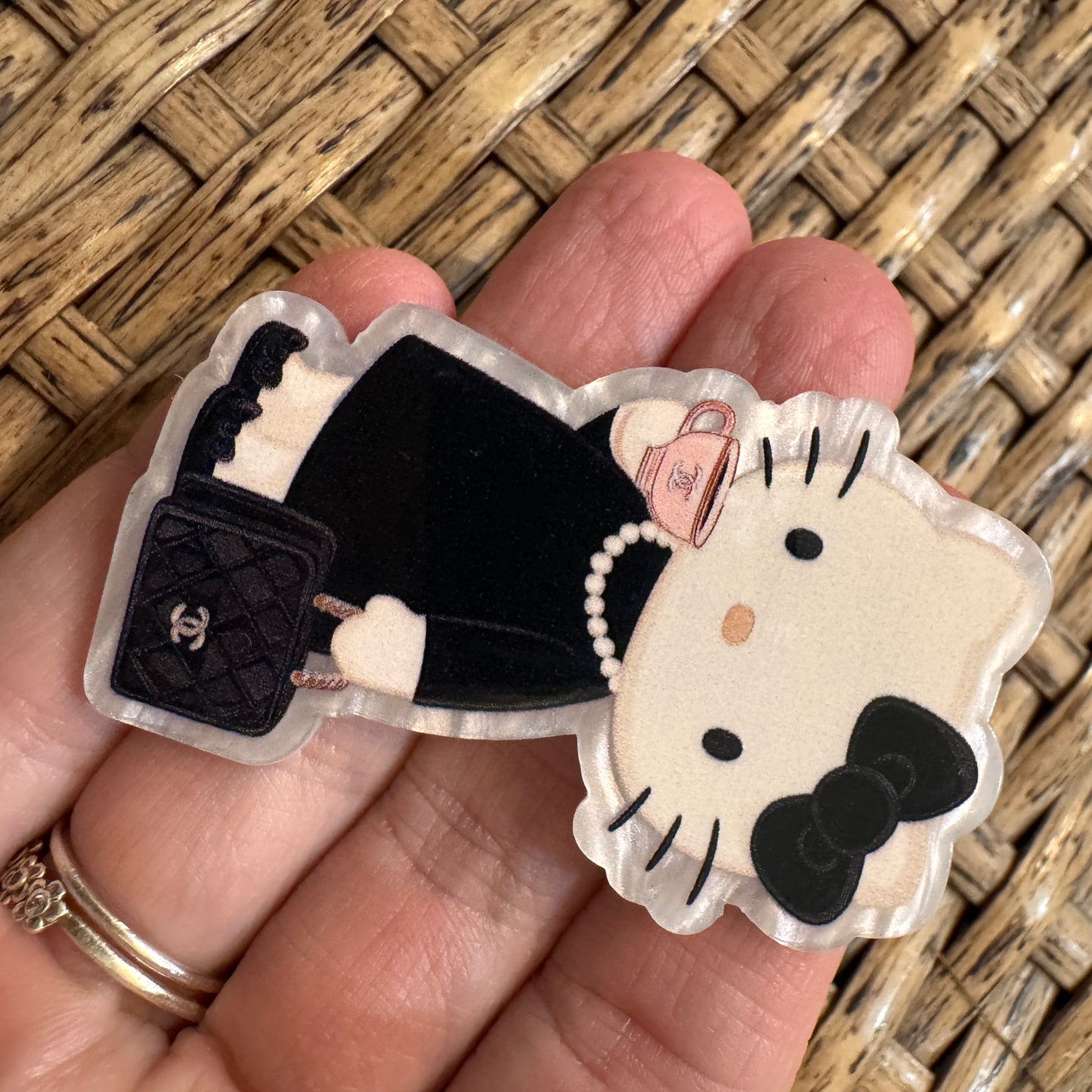 Acrylic Flatback Craft Embellishment Designer Brand CC Hello Kitty