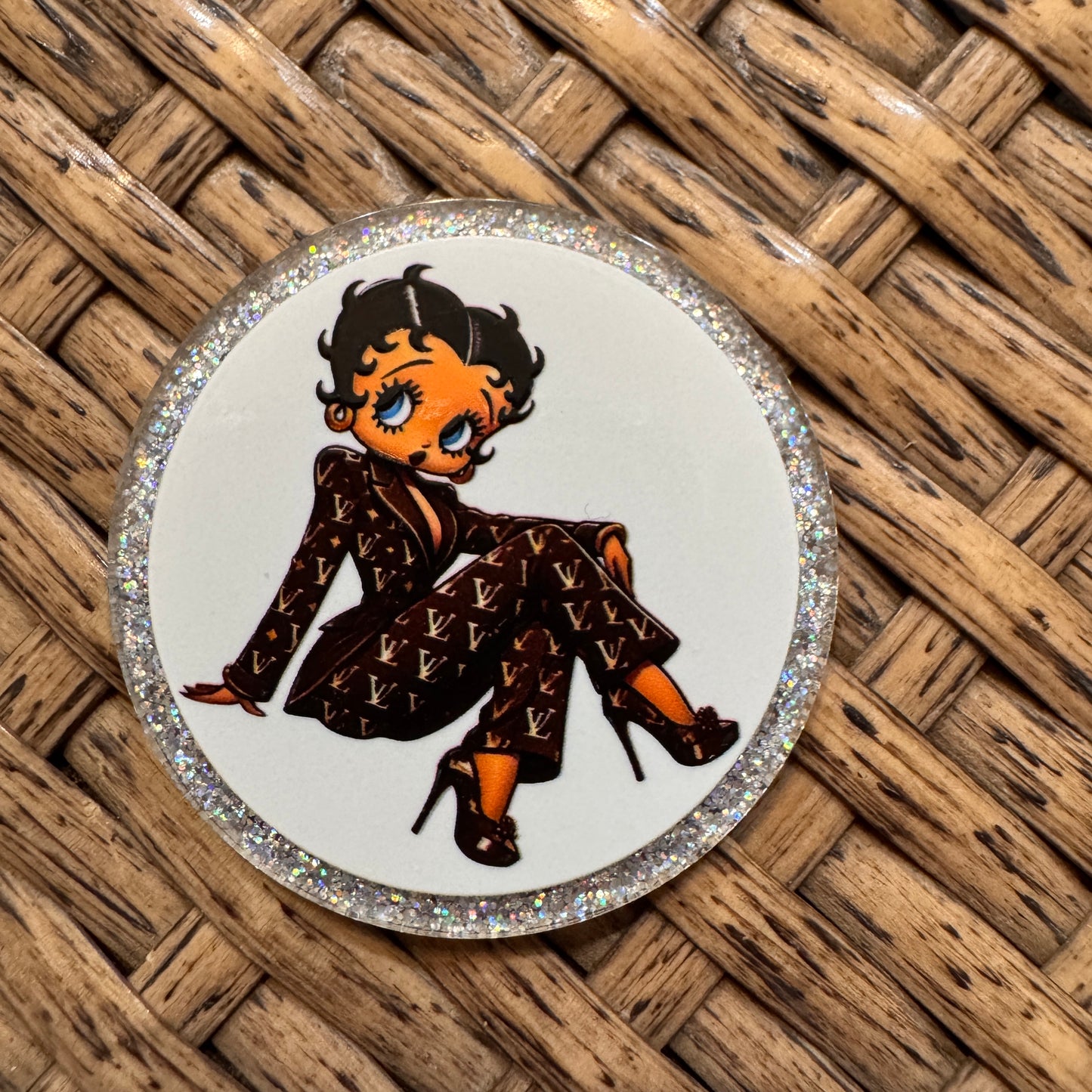 Acrylic Flatback Craft Embellishment Designer Brand LV Betty Boop