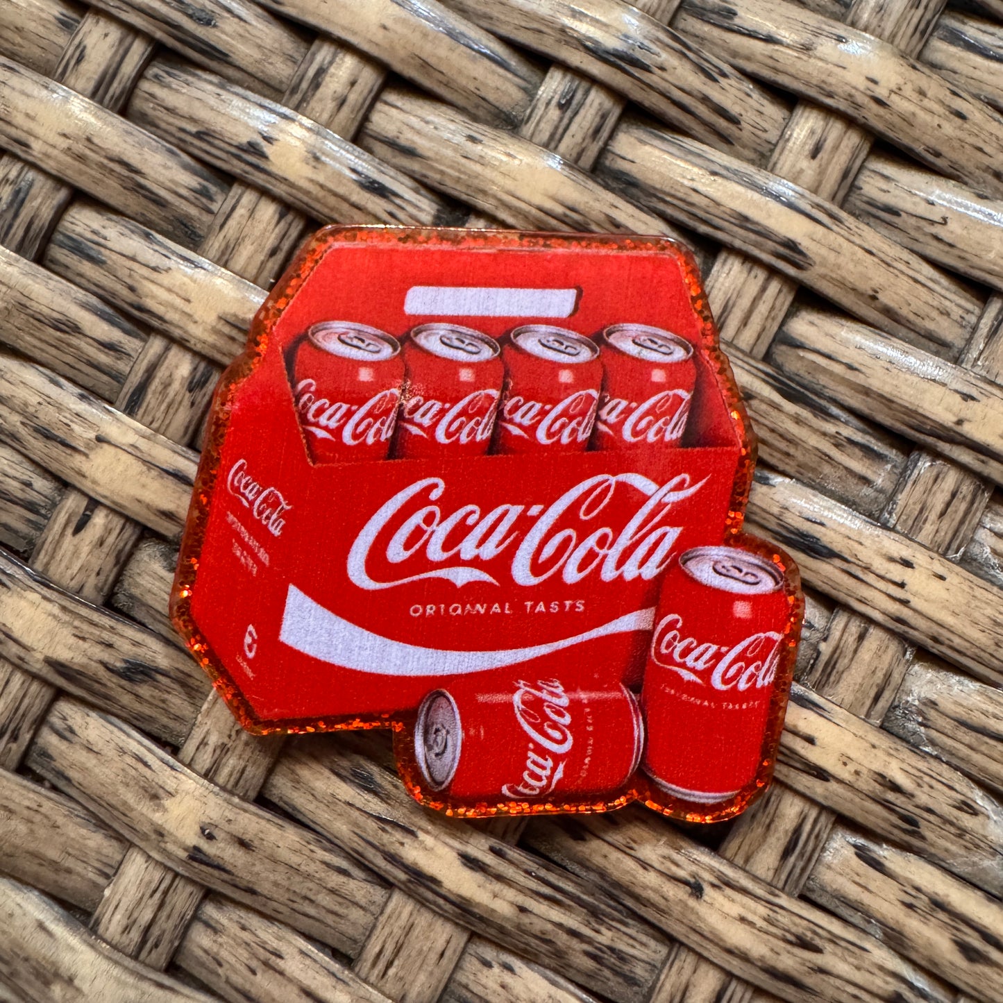 Acrylic Flatback Craft Embellishment Pack of Coke