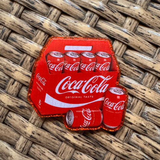 Acrylic Flatback Craft Embellishment Pack of Coke