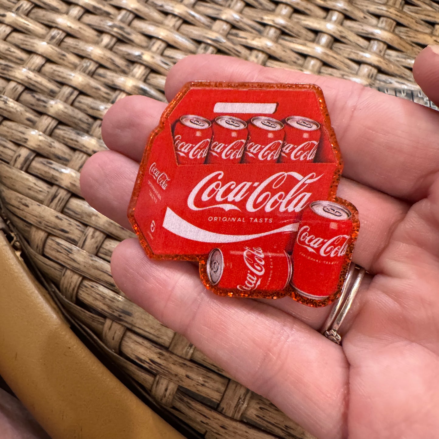 Acrylic Flatback Craft Embellishment Pack of Coke