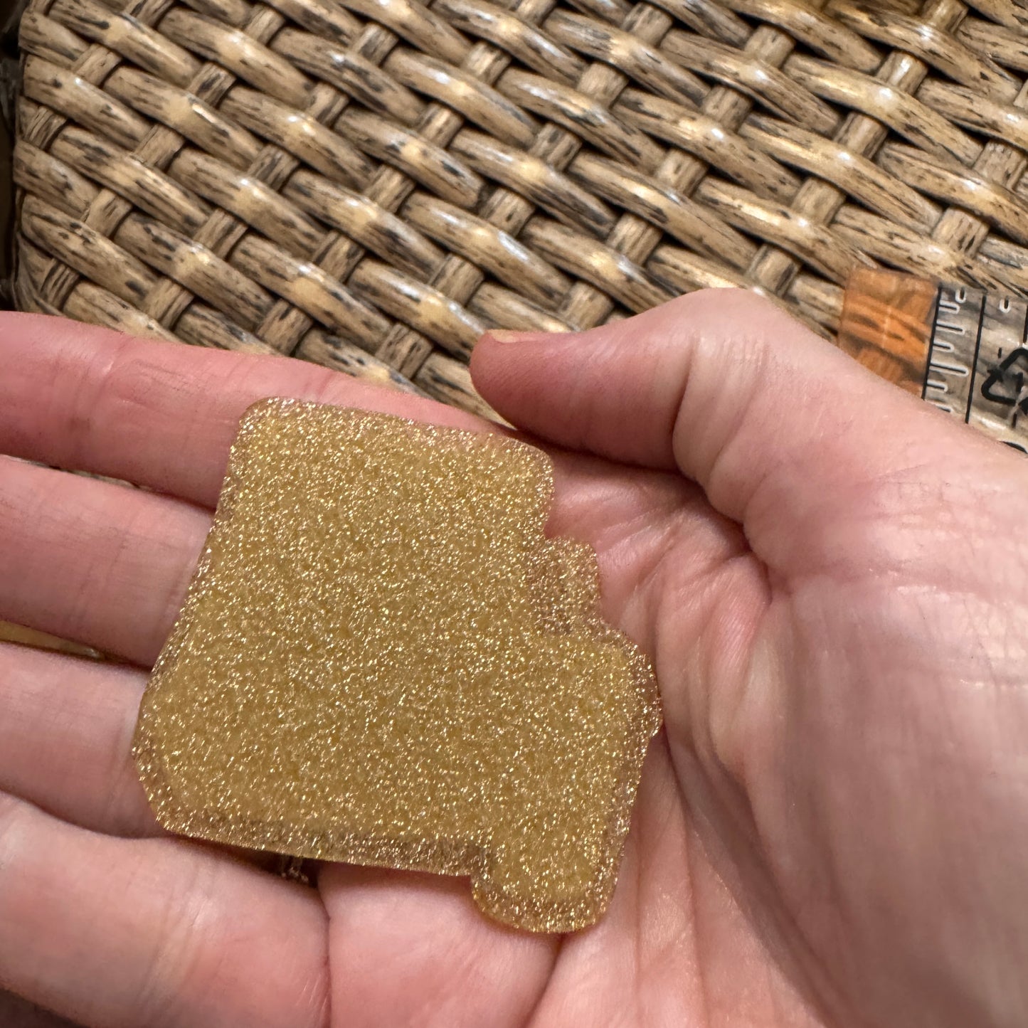 Acrylic Flatback Craft Embellishment Taco Bell