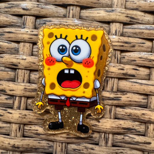 Acrylic Flatback Craft Embellishment Spongebob