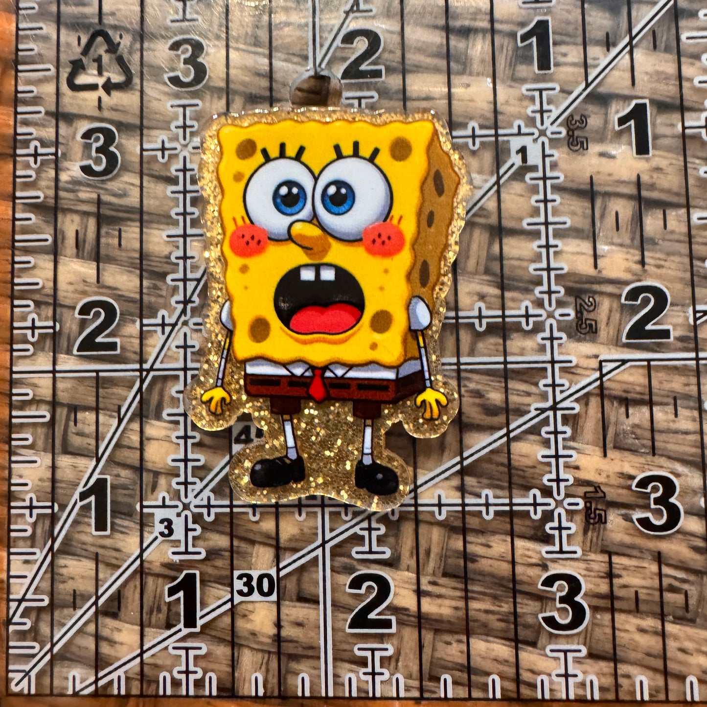 Acrylic Flatback Craft Embellishment Spongebob