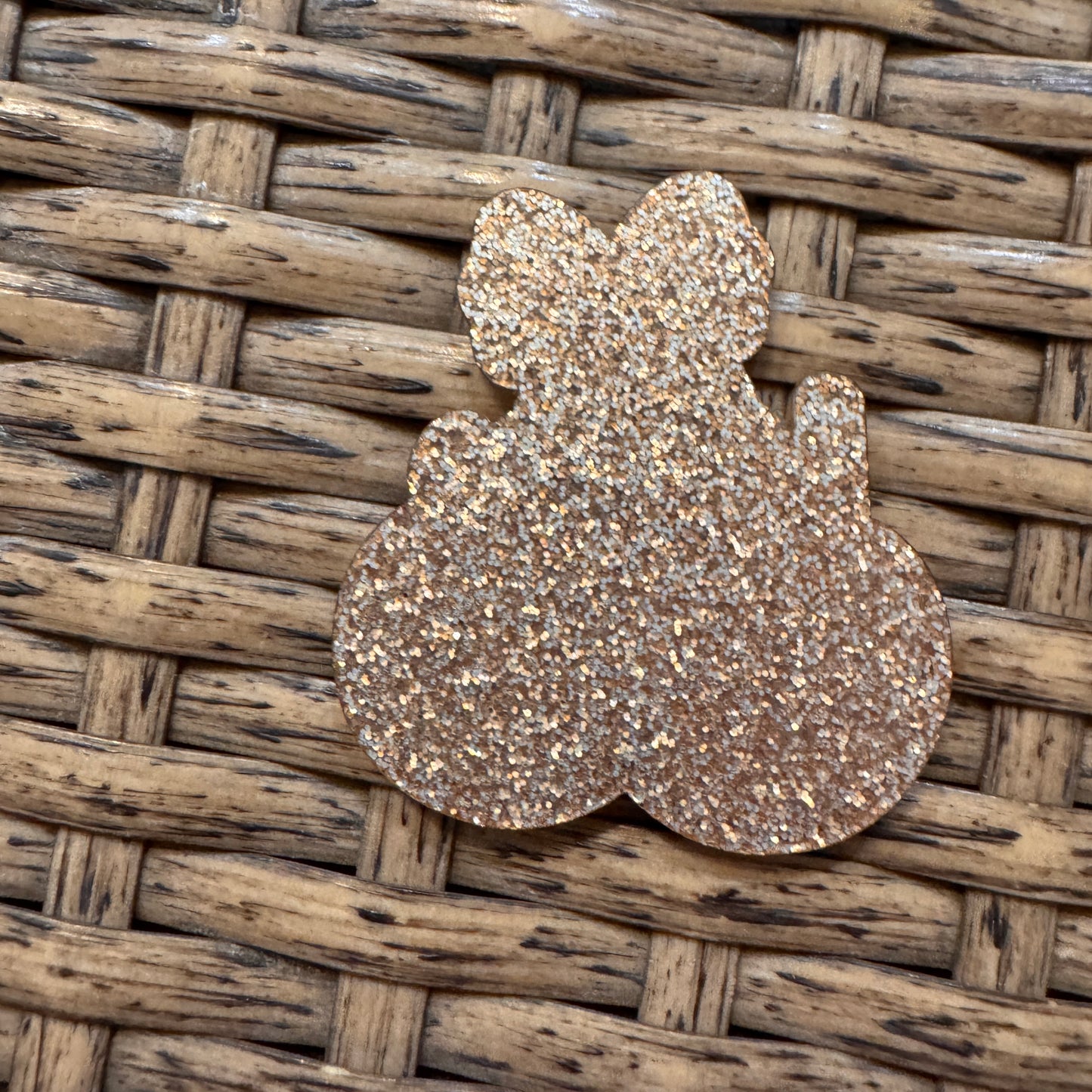 Acrylic Flatback Craft Embellishment Bougie LV Designer