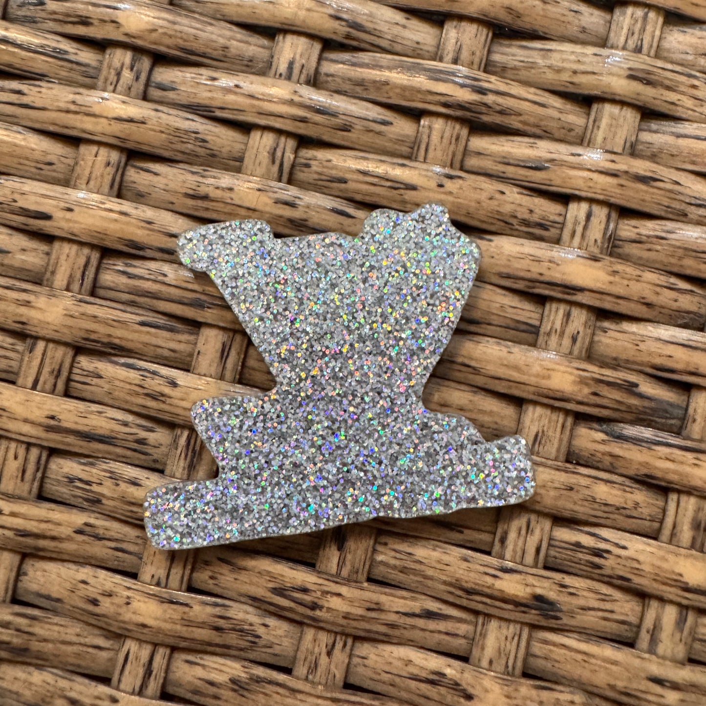 Acrylic Flatback Craft Embellishment LV Designer Logo Cup