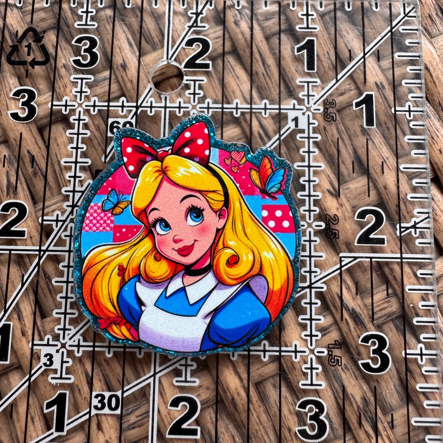 Acrylic Flatback,  Planar, Cabochon, Single Pc. - Alice