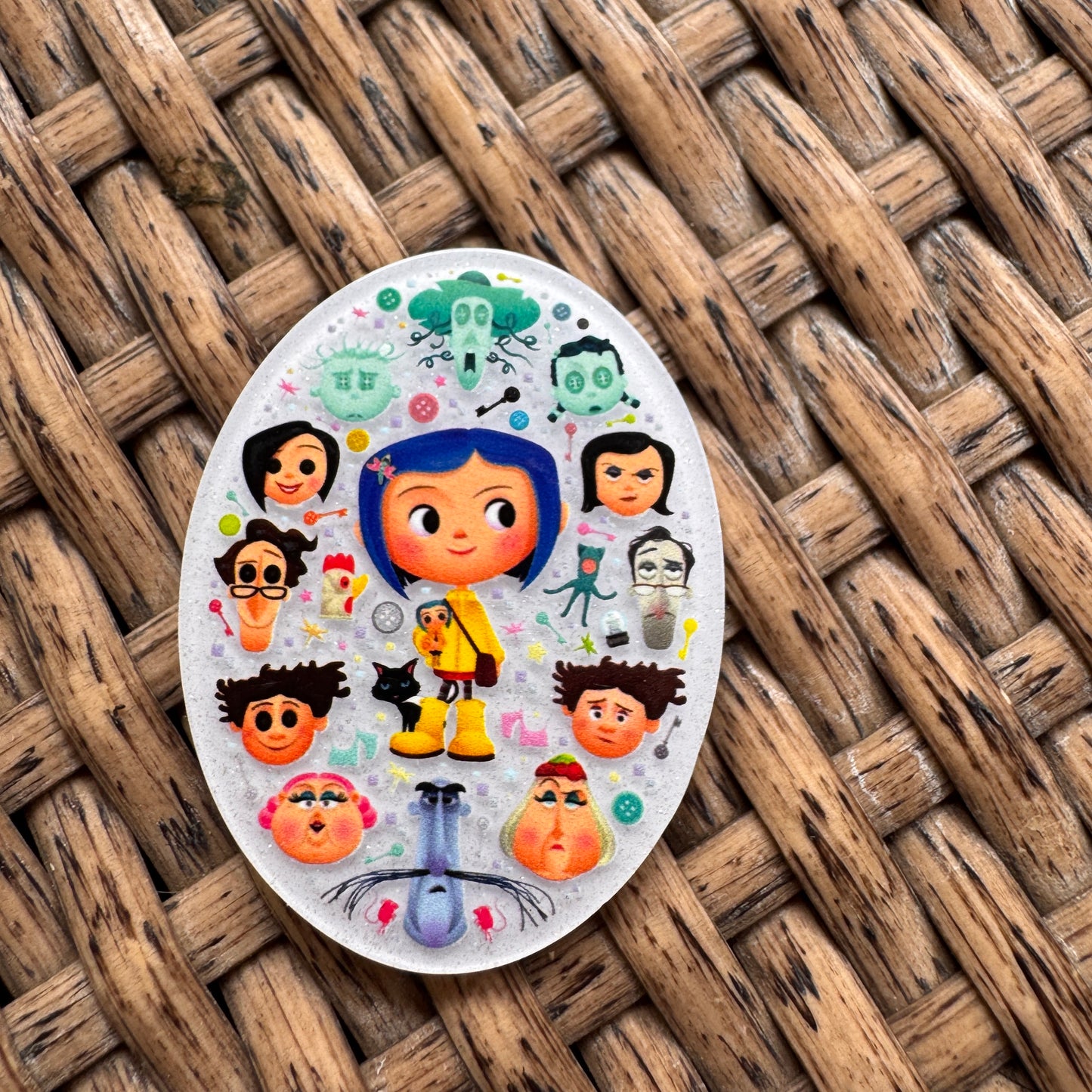 Acrylic Flatback,  Planar, Cabochon, Single Pc. - Madeline