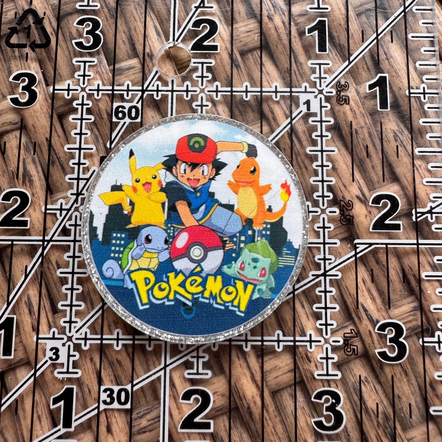 Acrylic Flatback,  Planar, Cabochon, Single Pc. - Pokemon