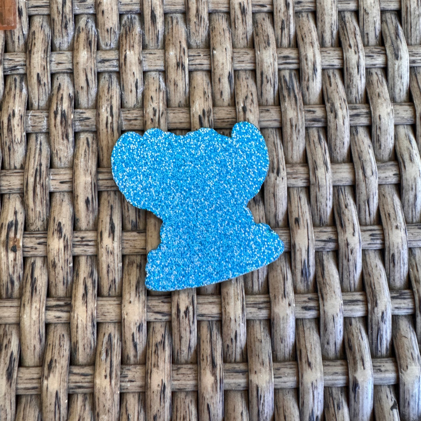 Hawaiian Stitch  Acrylic Flatback,  Planar, Cabochon, Single Pc.