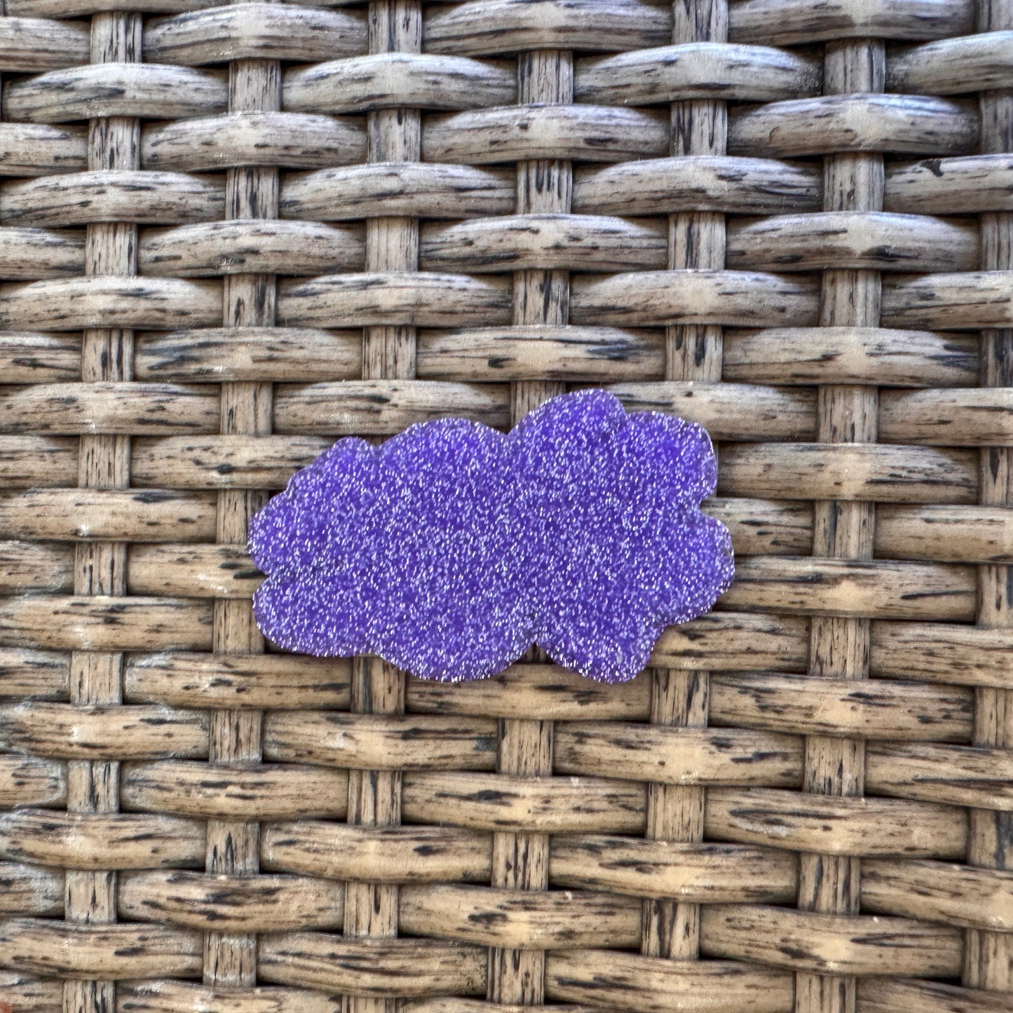 Purple Labu Acrylic Flatback,  Planar, Cabochon, Single Pc.