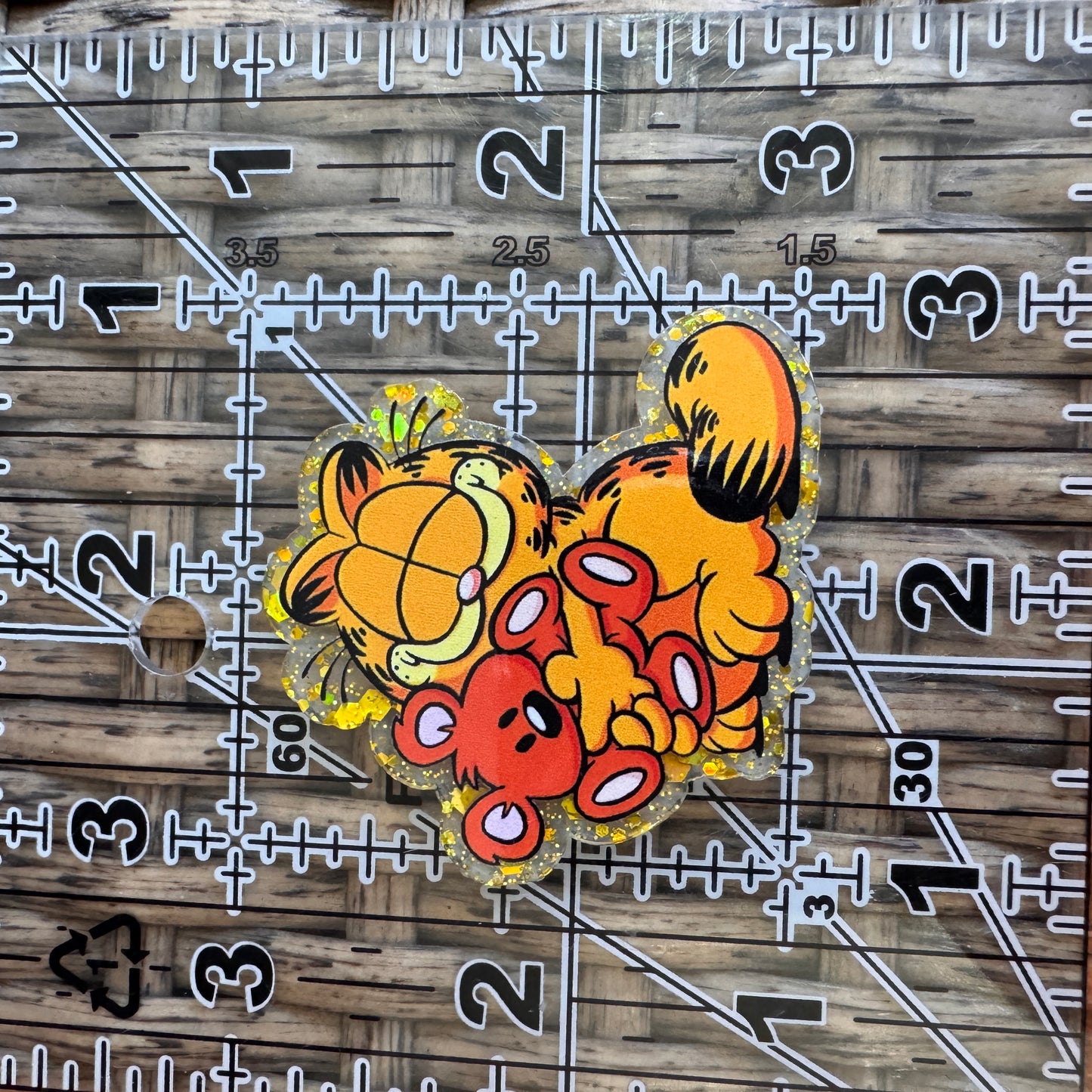 Garfield the Cat Acrylic Flatback,  Planar, Cabochon, Single Pc. (Copy)