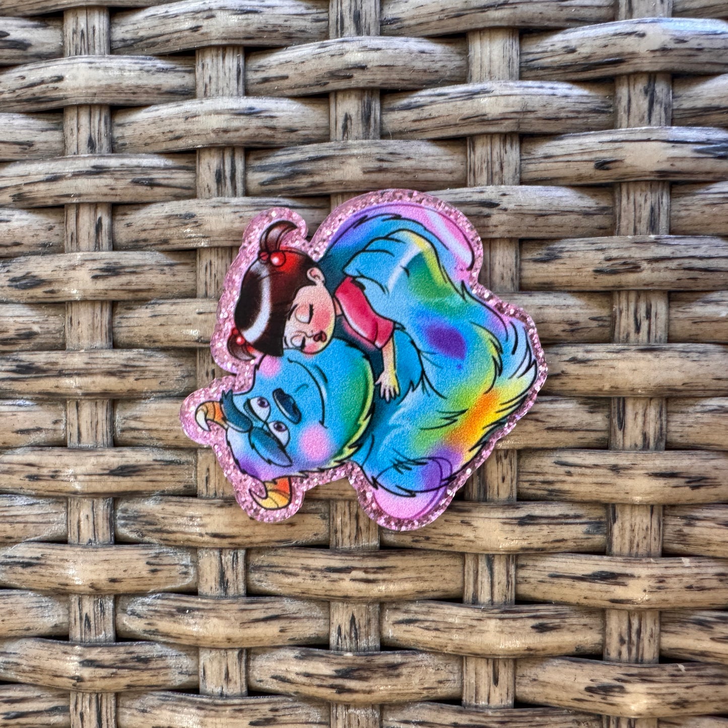 Monsters Inc.  Acrylic Flatback,  Planar, Cabochon, Single Pc.