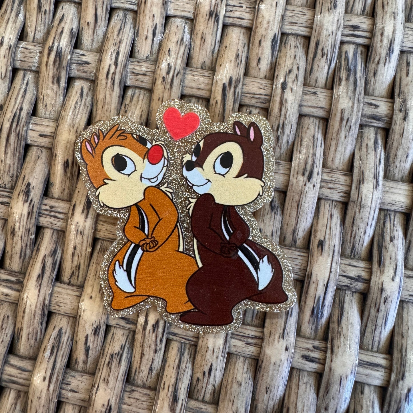 Chip and Dale Disney Acrylic Flatback,  Planar, Cabochon, Single Pc. (Copy)