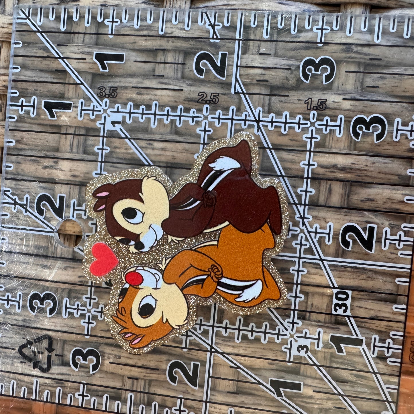 Chip and Dale Disney Acrylic Flatback,  Planar, Cabochon, Single Pc. (Copy)