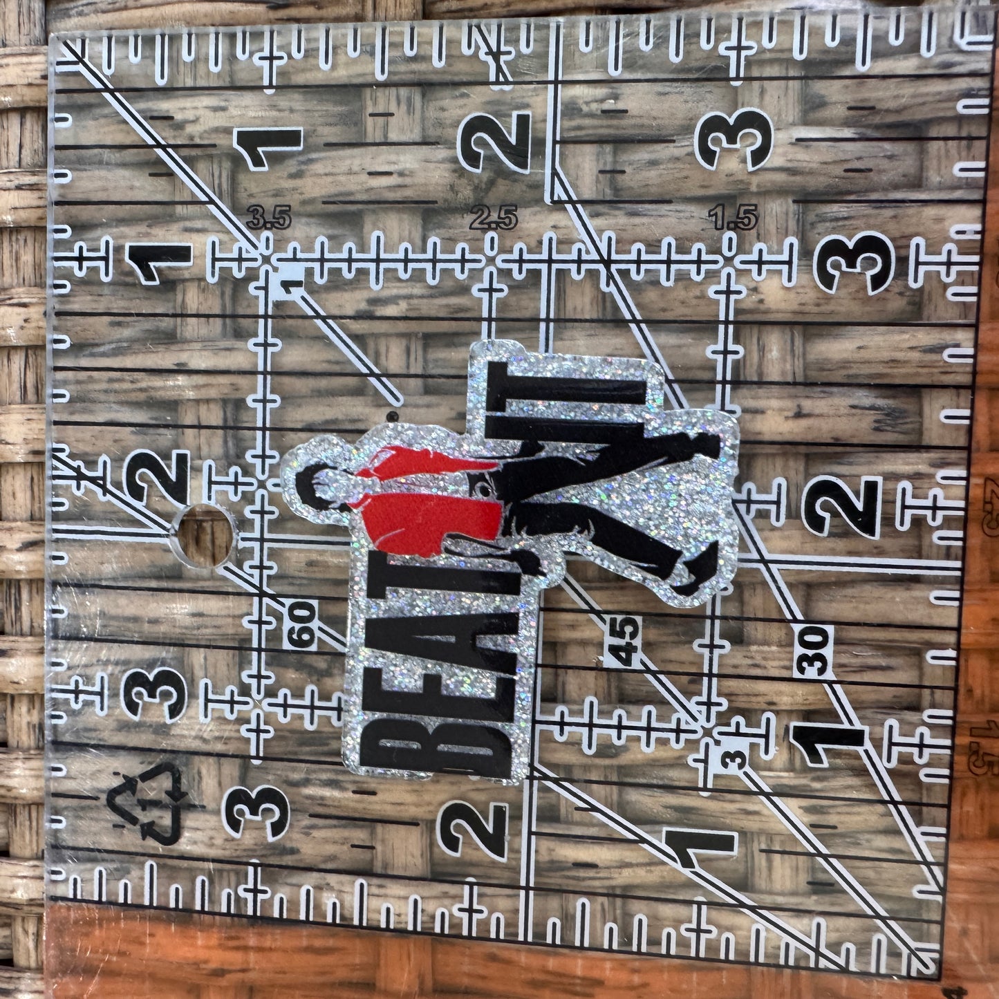 Micheal Jackson Beat It Acrylic Flatback,  Planar, Cabochon, Single Pc.