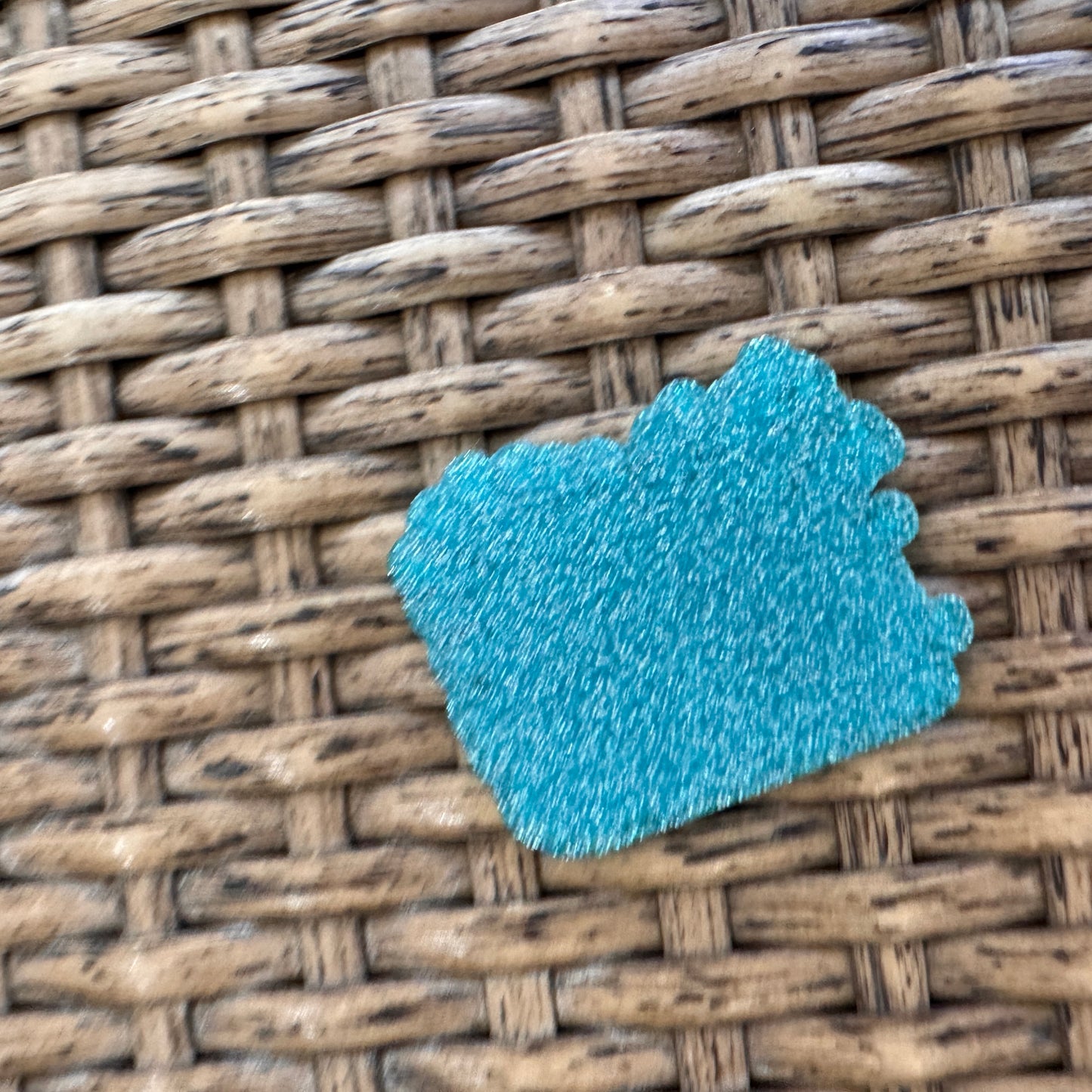 Football Bills Acrylic Flatback,  Planar, Cabochon, Single Pc.