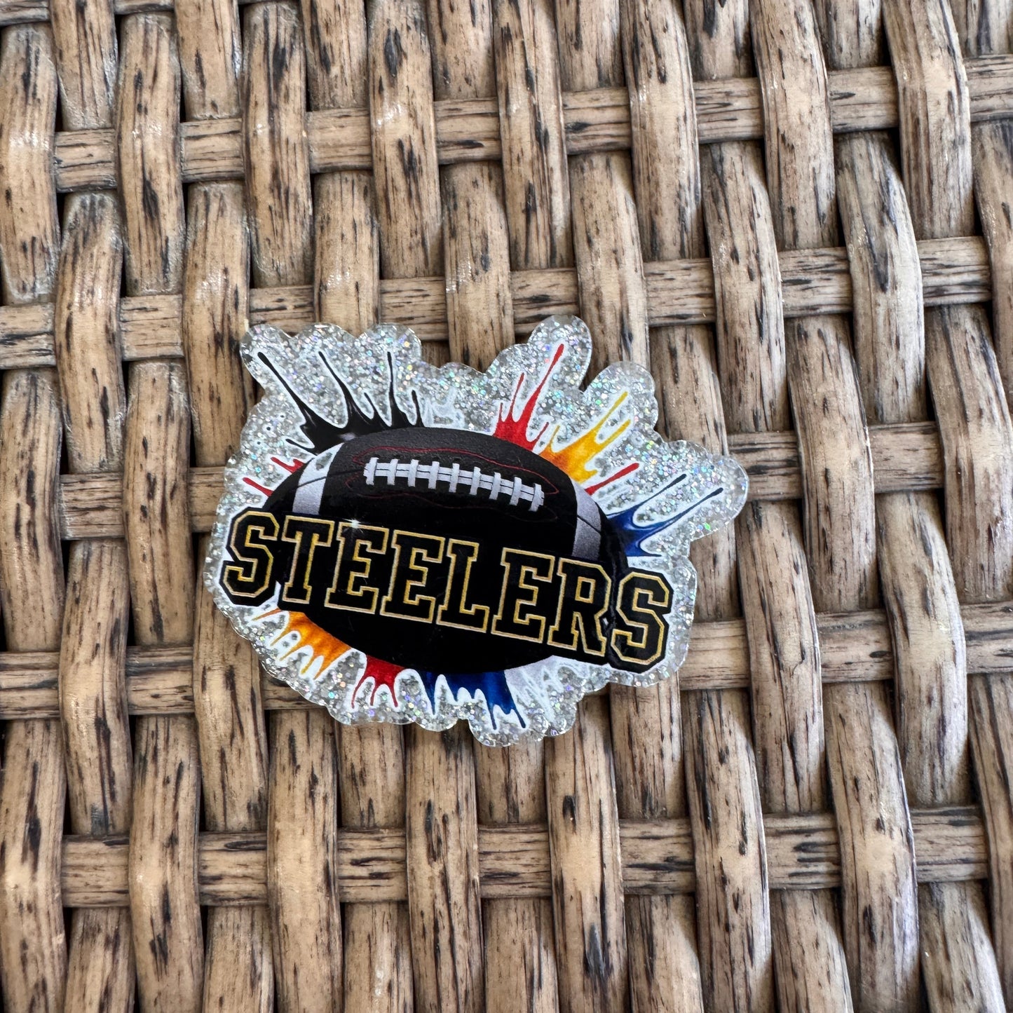 football team acrylic flatback for crafting