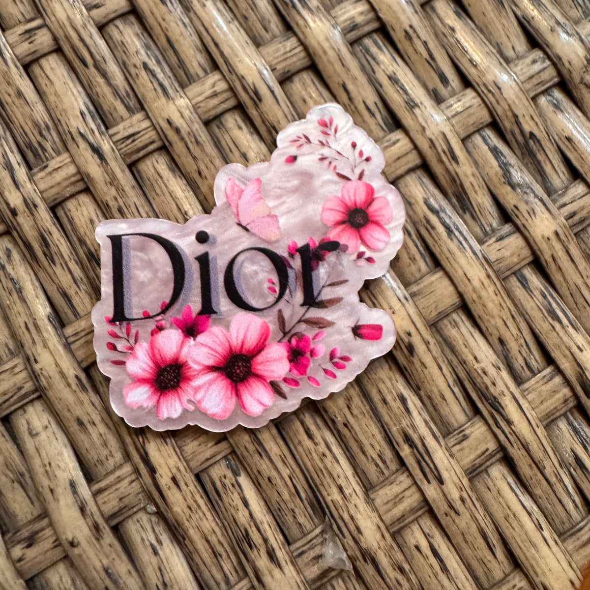 Acrylic Flatback Craft Embellishment Dior Designer