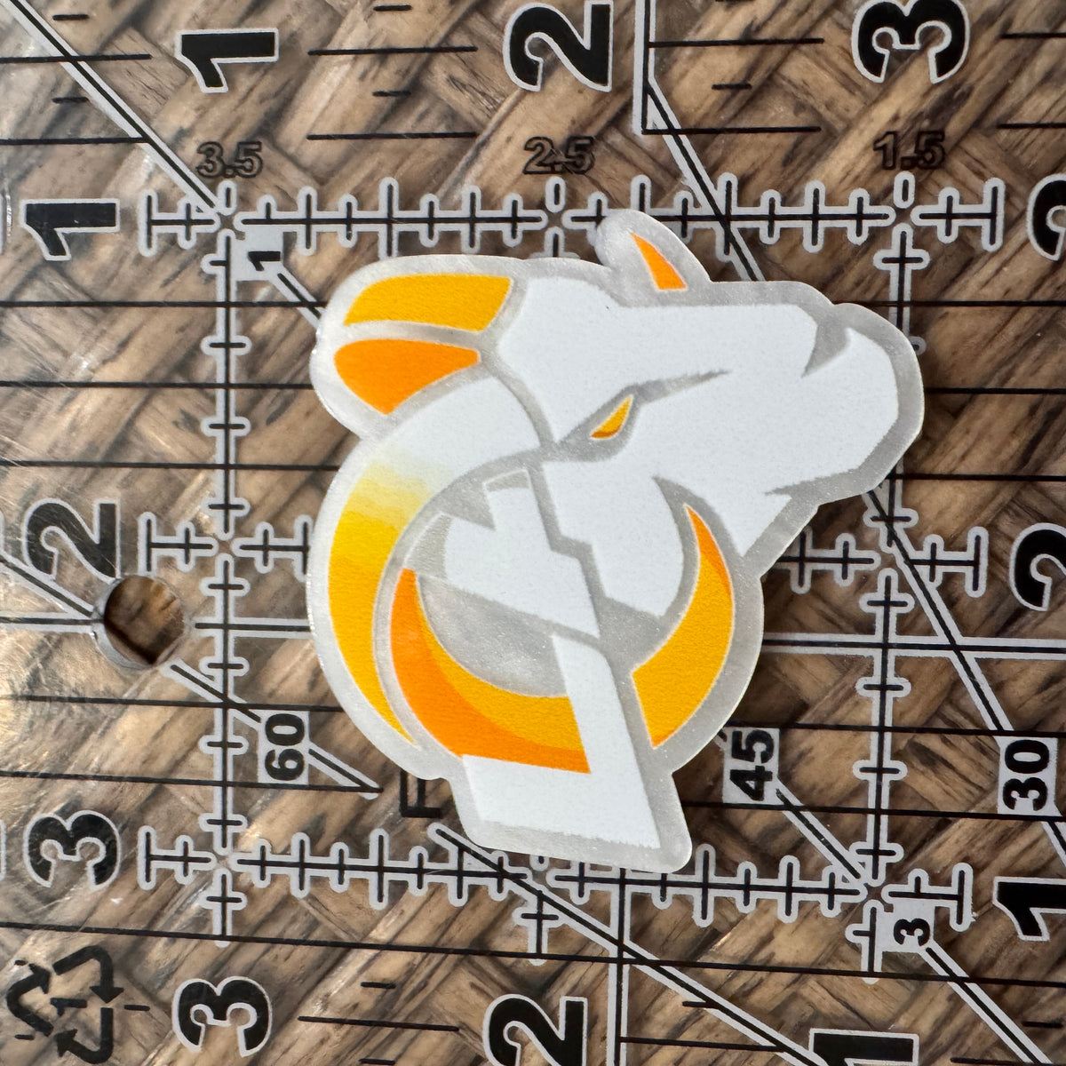 Acrylic Flatback Craft Embellishment LA Rams