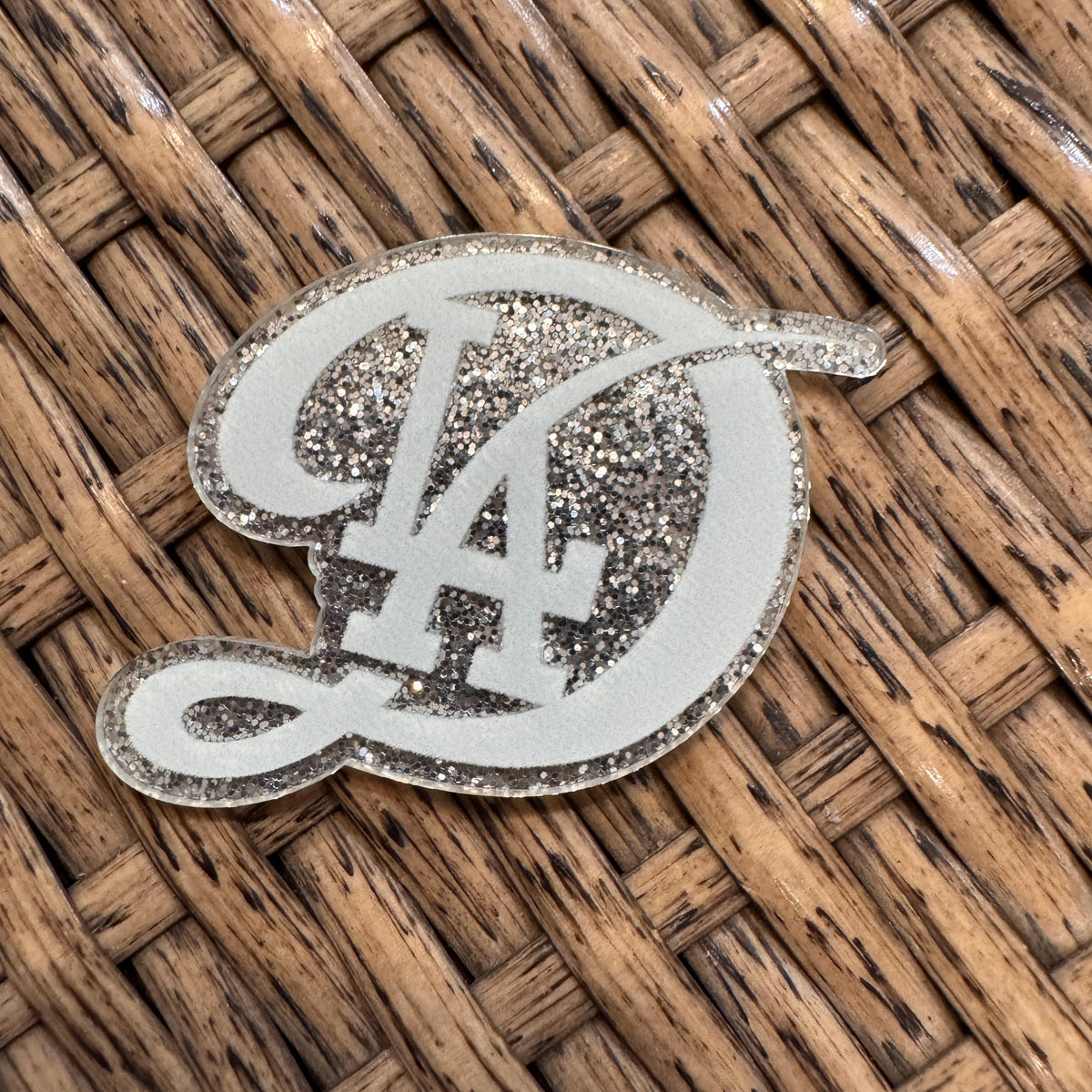 Acrylic Flatback Craft Embellishment LA Dodgers