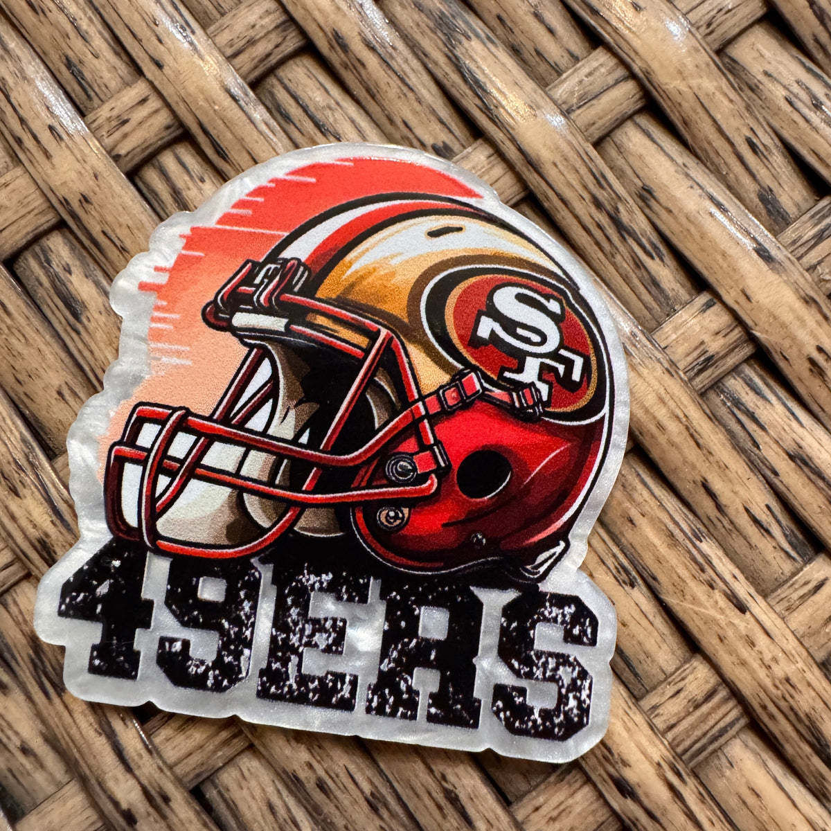 Acrylic Flatback Craft Embellishment 49ers