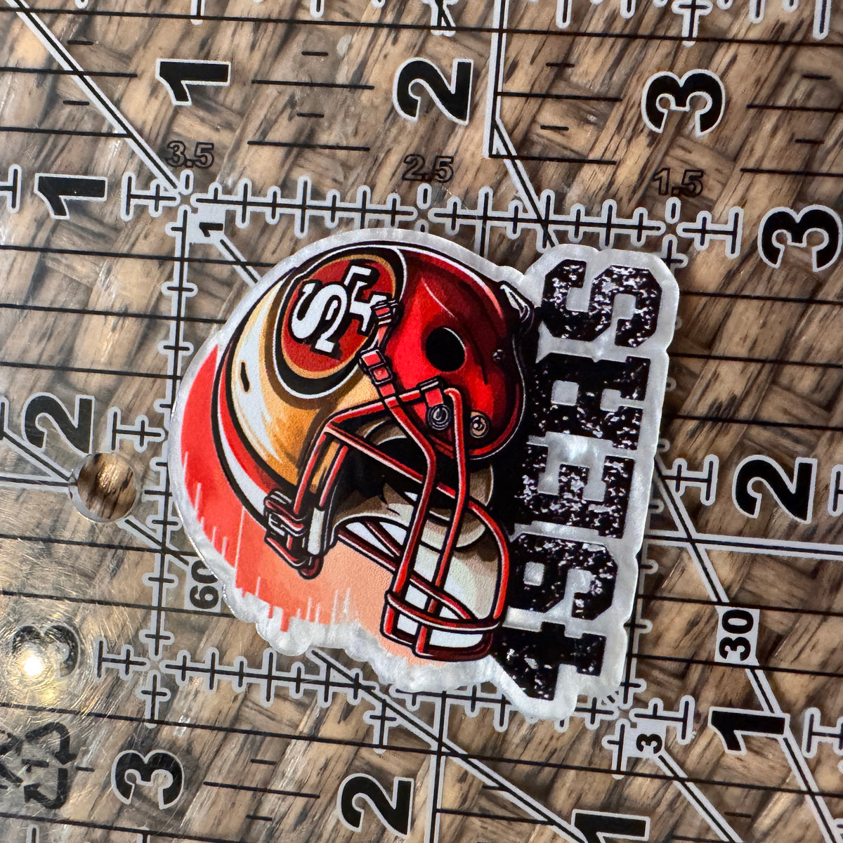 Acrylic Flatback Craft Embellishment 49ers