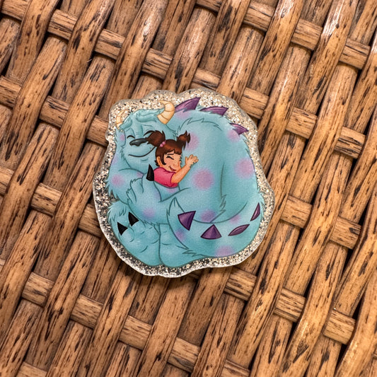 Monsters Inc. Acrylic Flatback,  Planar, Cabochon, Single Pc. (Copy)