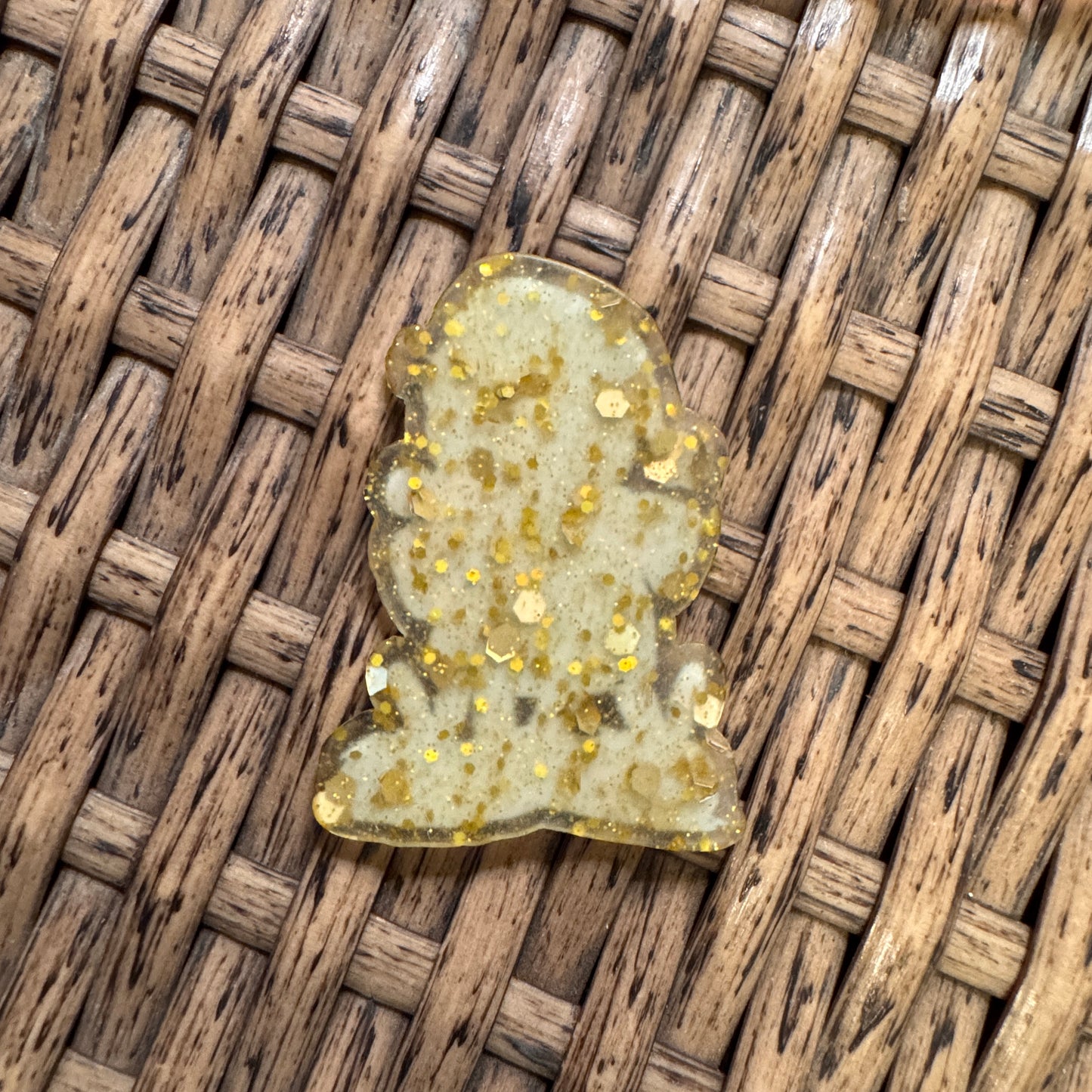 Garfield in Pj's Acrylic Flatback,  Planar, Cabochon, Single Pc.