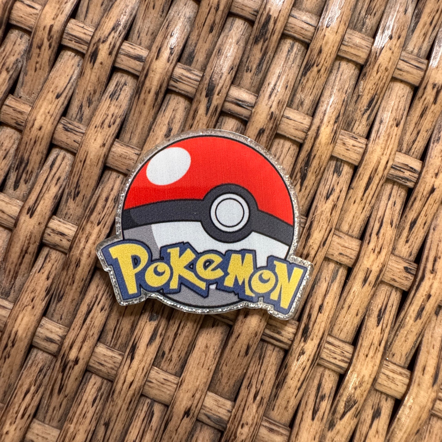 Pokemon Acrylic Flatback,  Planar, Cabochon, Single Pc.
