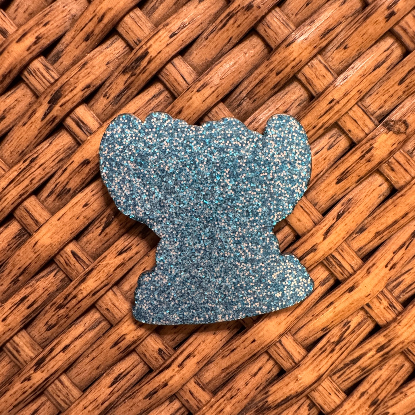 Stitch Acrylic Flatback,  Planar, Cabochon, Single Pc.